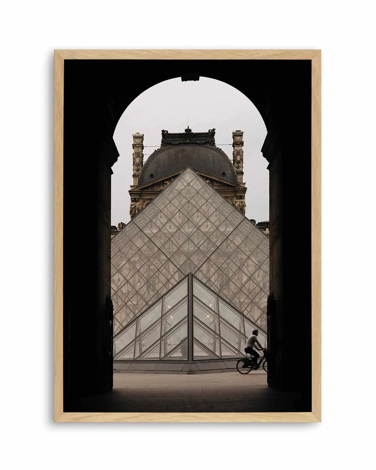 Louvre in Arch by Jovani Demetrie Art Print from Olive et Oriel where you can shop wallpaper and artworks online