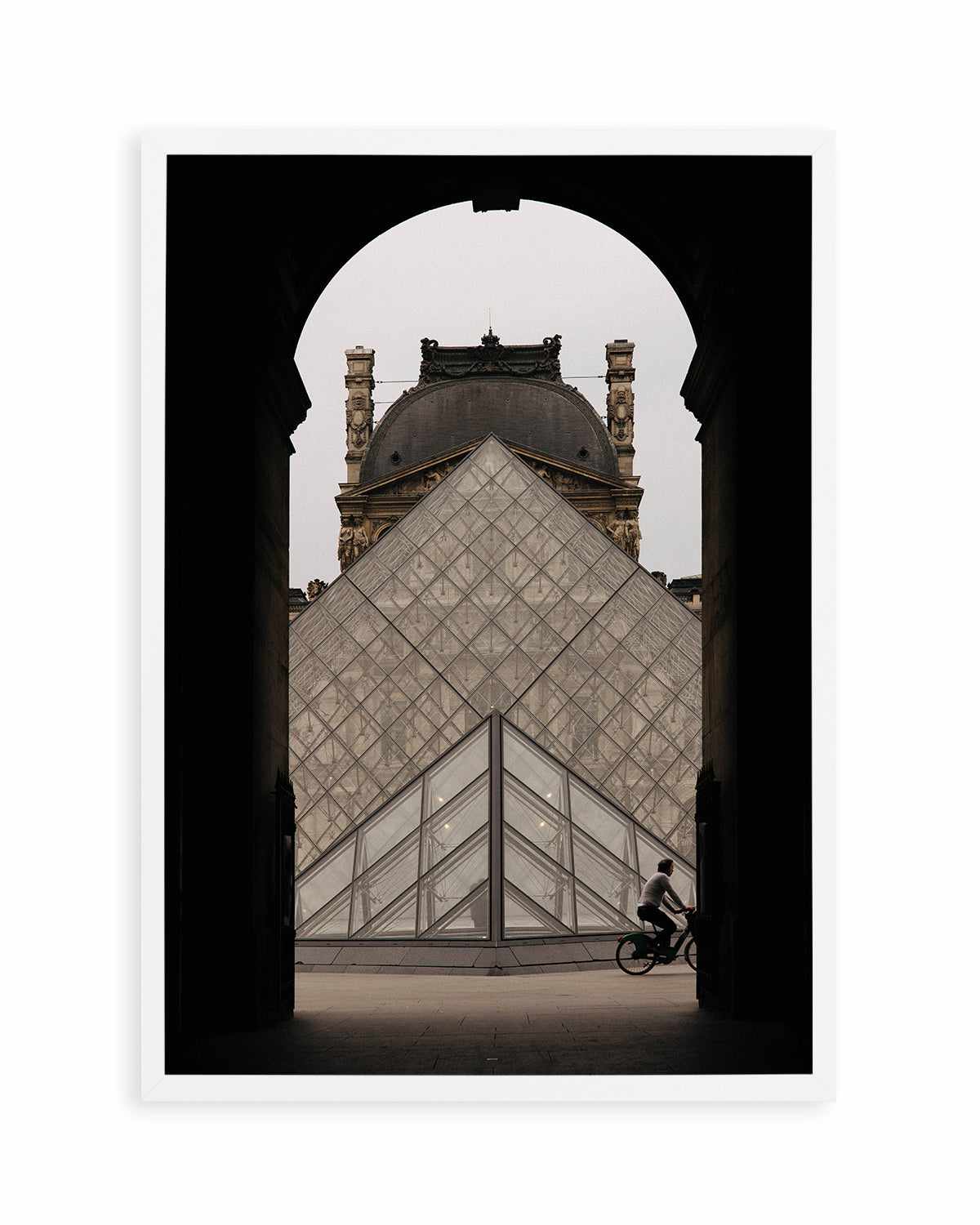 Louvre in Arch by Jovani Demetrie Art Print