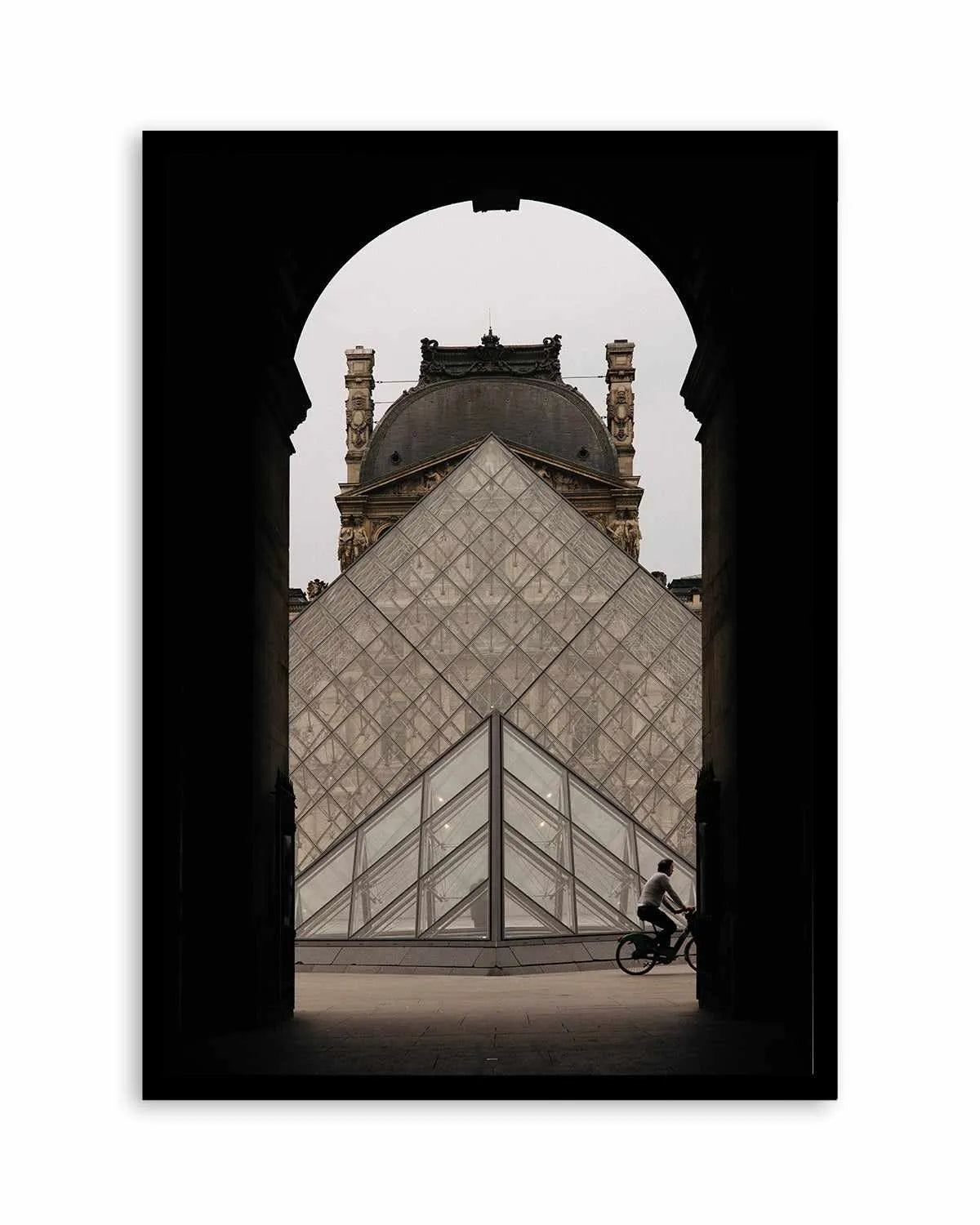 Louvre in Arch by Jovani Demetrie Art Print from Olive et Oriel where you can shop wallpaper and artworks online