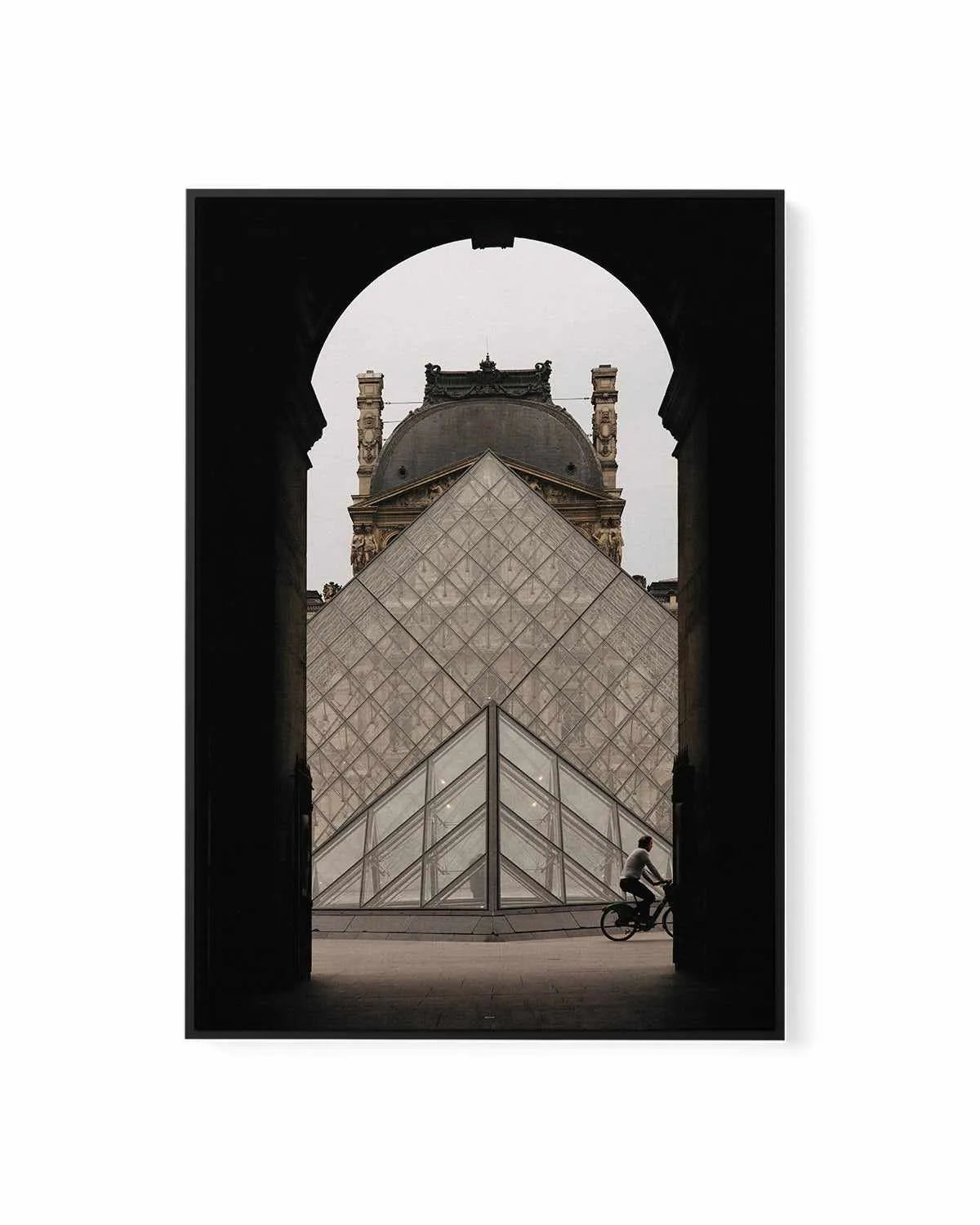 Louvre in Arch by Jovani Demetrie | Framed Canvas Art Print from Olive et Oriel where you can shop wallpaper and artworks online