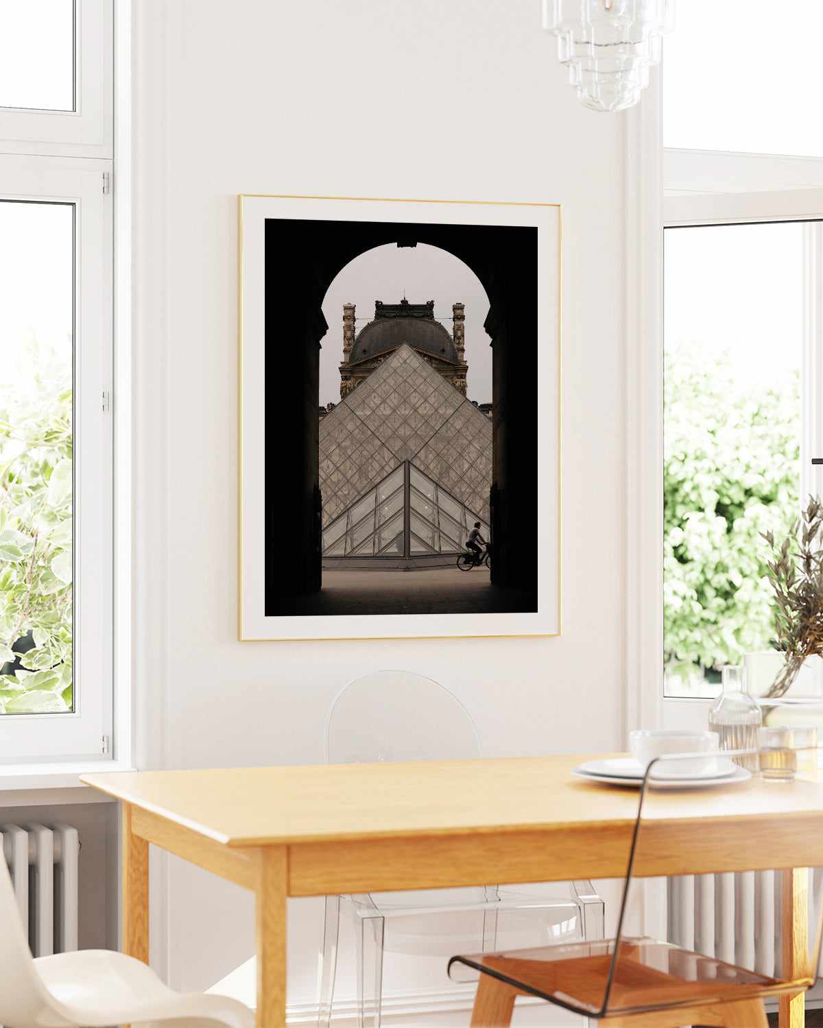 Louvre in Arch by Jovani Demetrie Art Print