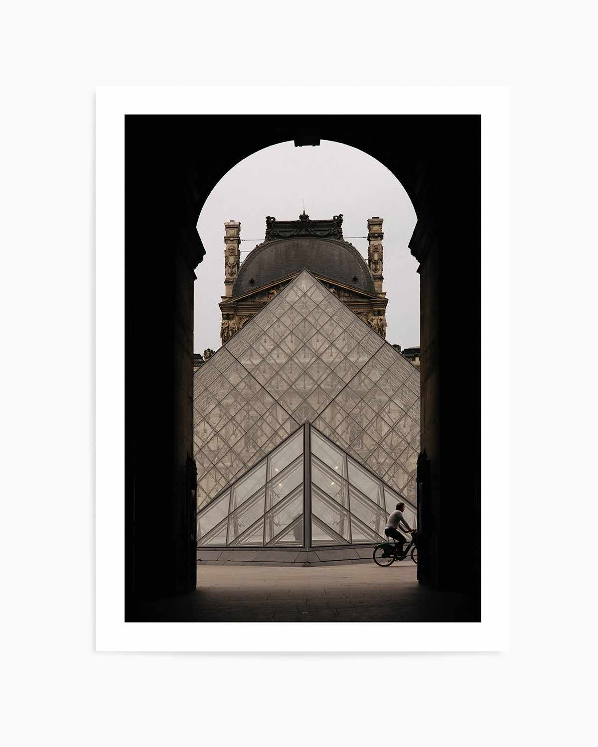 Louvre in Arch by Jovani Demetrie Art Print