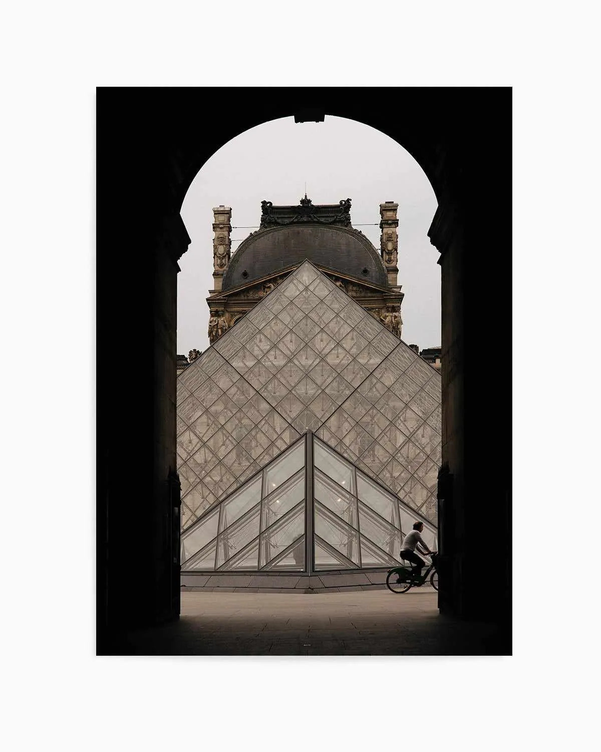 Louvre in Arch by Jovani Demetrie Art Print from Olive et Oriel where you can shop wallpaper and artworks online