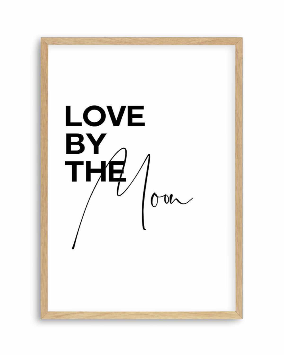 Love By The Moon Art Print