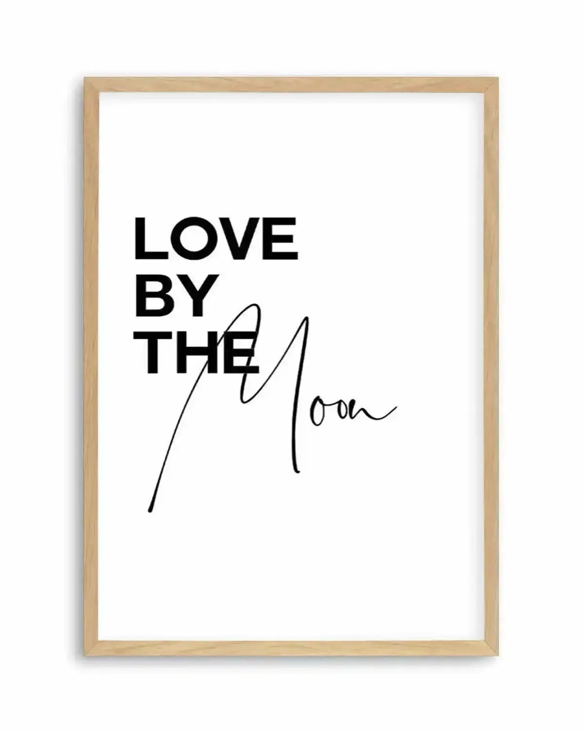 Love By The Moon Art Print from Olive et Oriel where you can shop wallpaper and artworks online