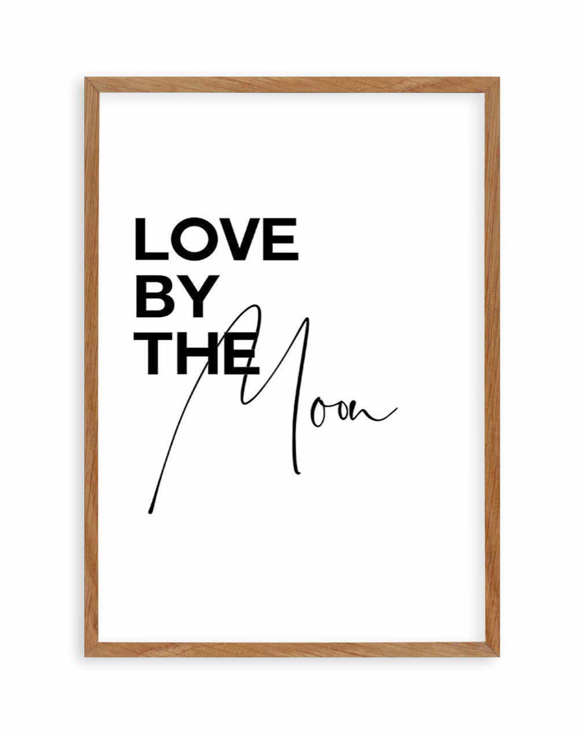 Love By The Moon Art Print