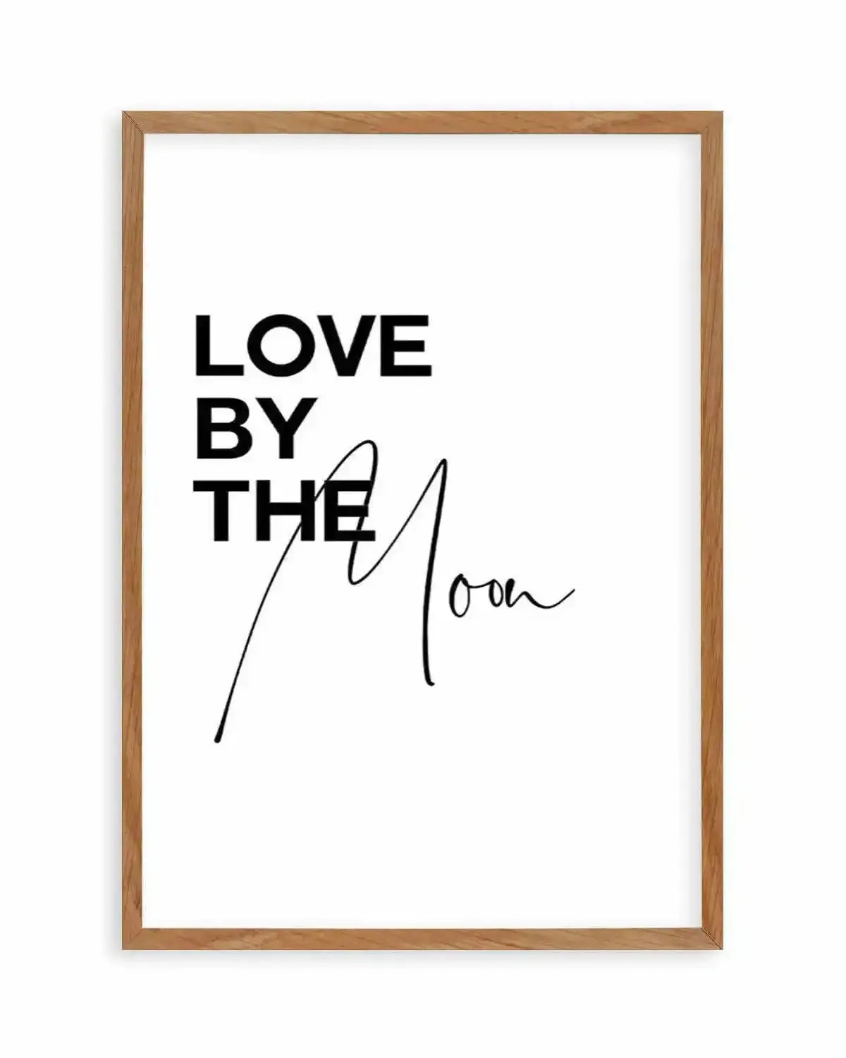 Love By The Moon Art Print from Olive et Oriel where you can shop wallpaper and artworks online