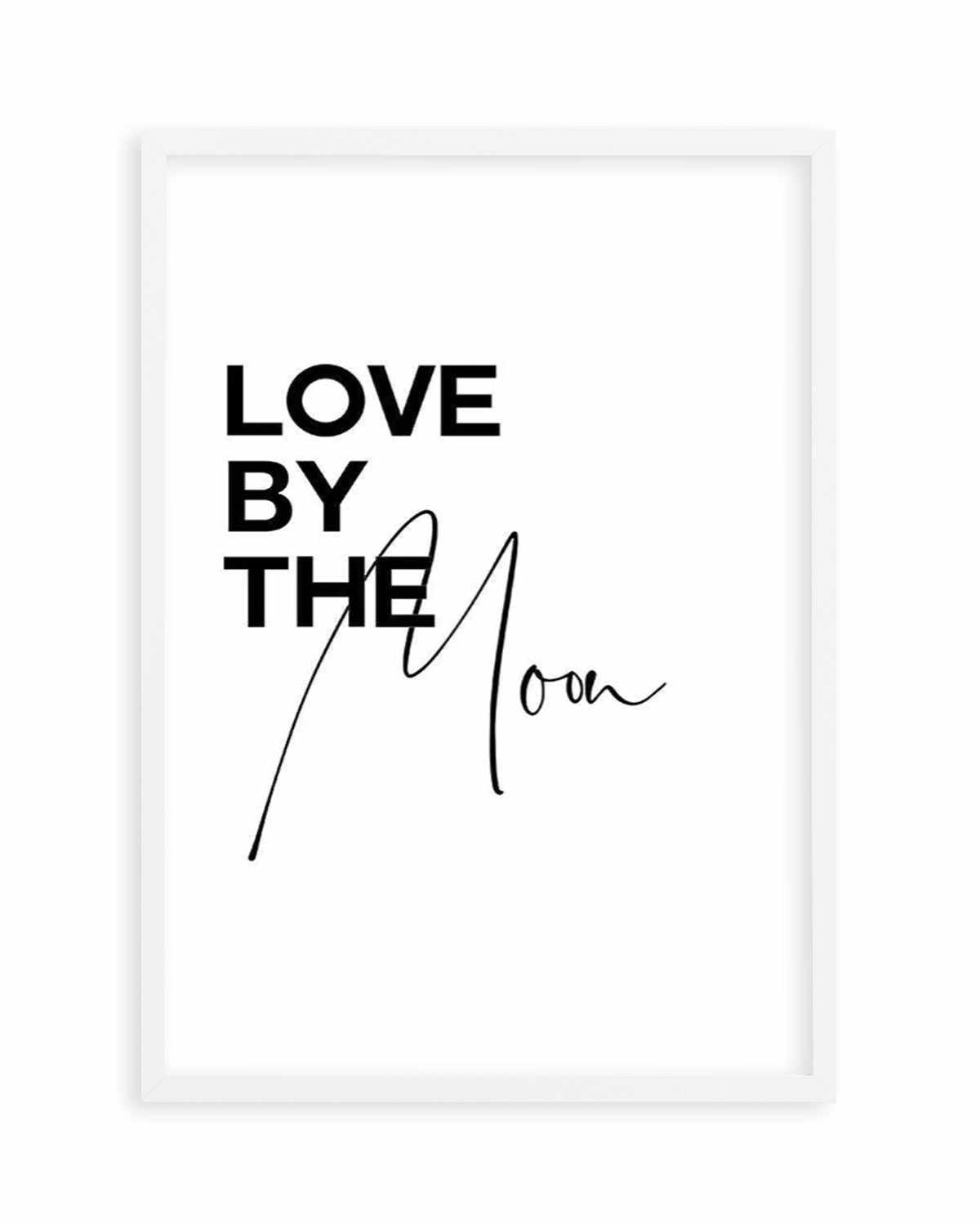 Love By The Moon Art Print