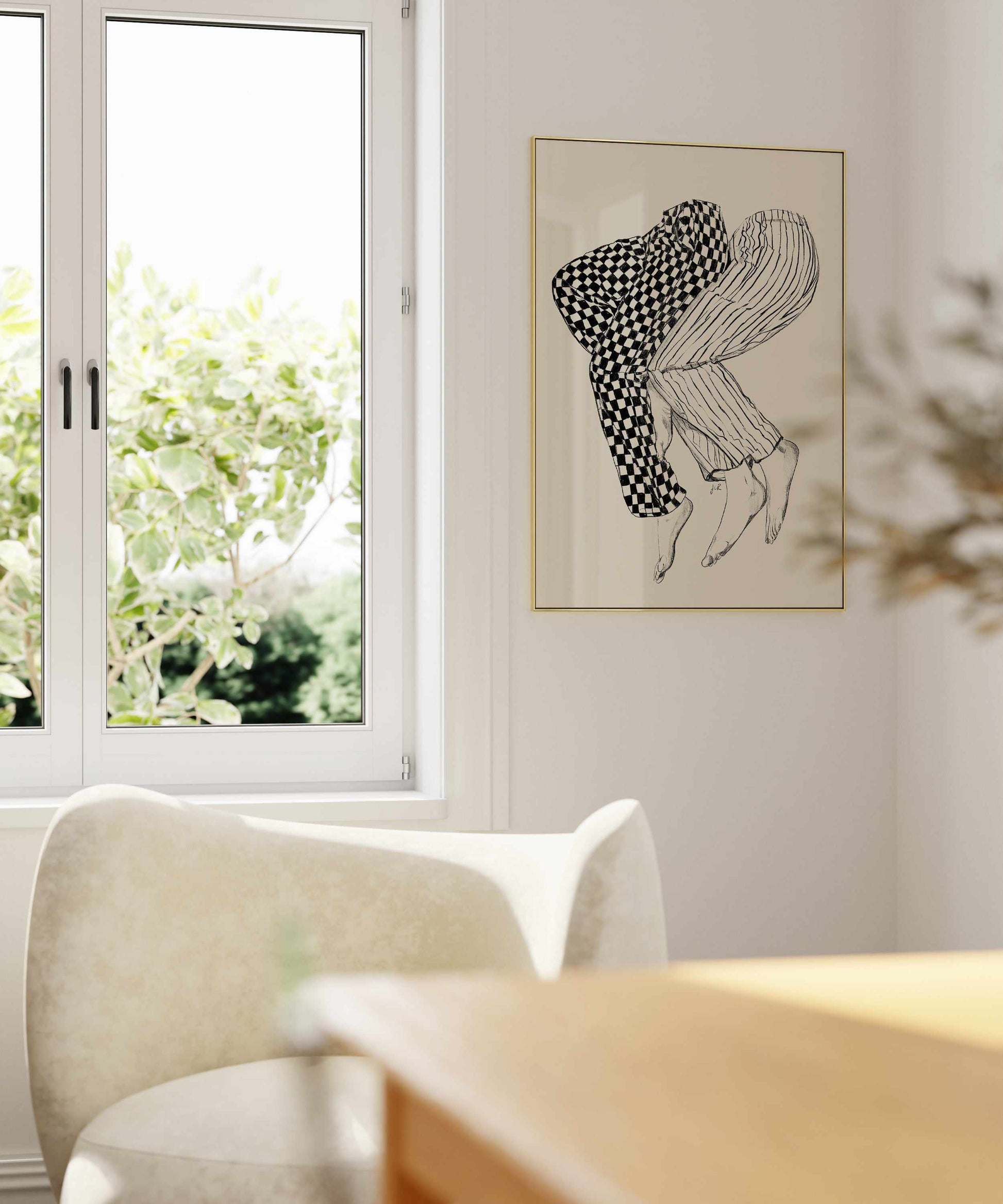 Love I by Jenny Liz Rome | Art Print from Olive et Oriel where you can shop wallpaper and artworks online