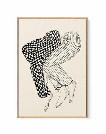 Love I by Jenny Liz Rome | Framed Canvas Art Print from Olive et Oriel where you can shop wallpaper and artworks online