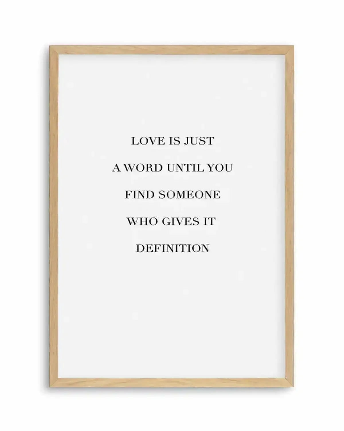 Love Is Art Print from Olive et Oriel where you can shop wallpaper and artworks online