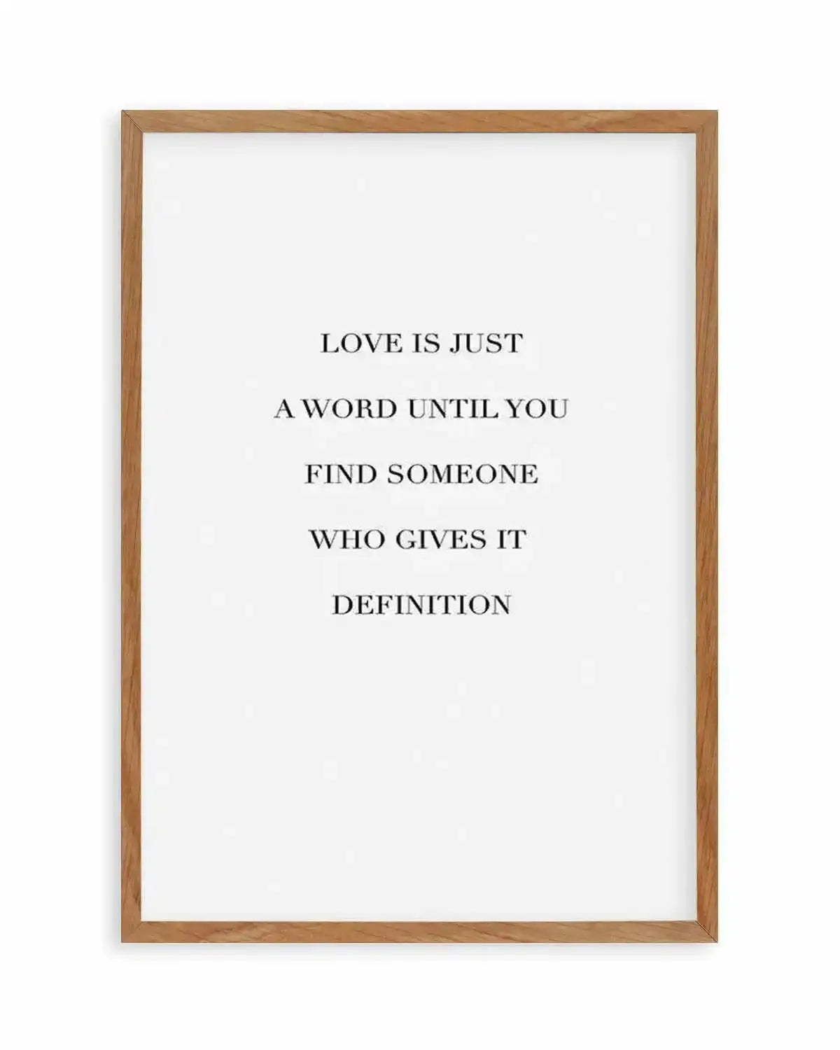 Love Is Art Print from Olive et Oriel where you can shop wallpaper and artworks online
