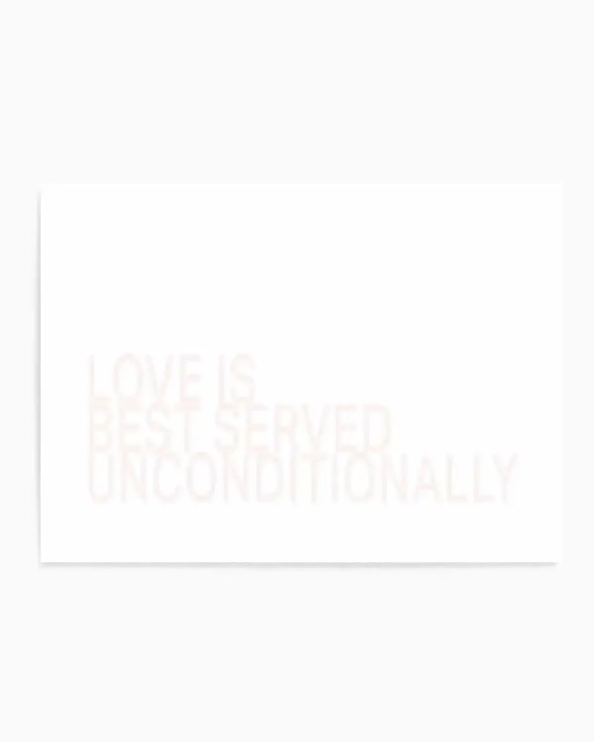 Love Is Best Served Art Print from Olive et Oriel where you can shop wallpaper and artworks online
