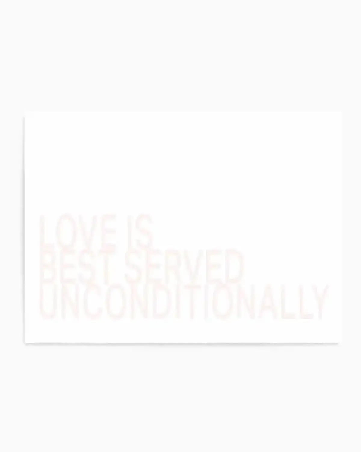 Love Is Best Served Art Print from Olive et Oriel where you can shop wallpaper and artworks online