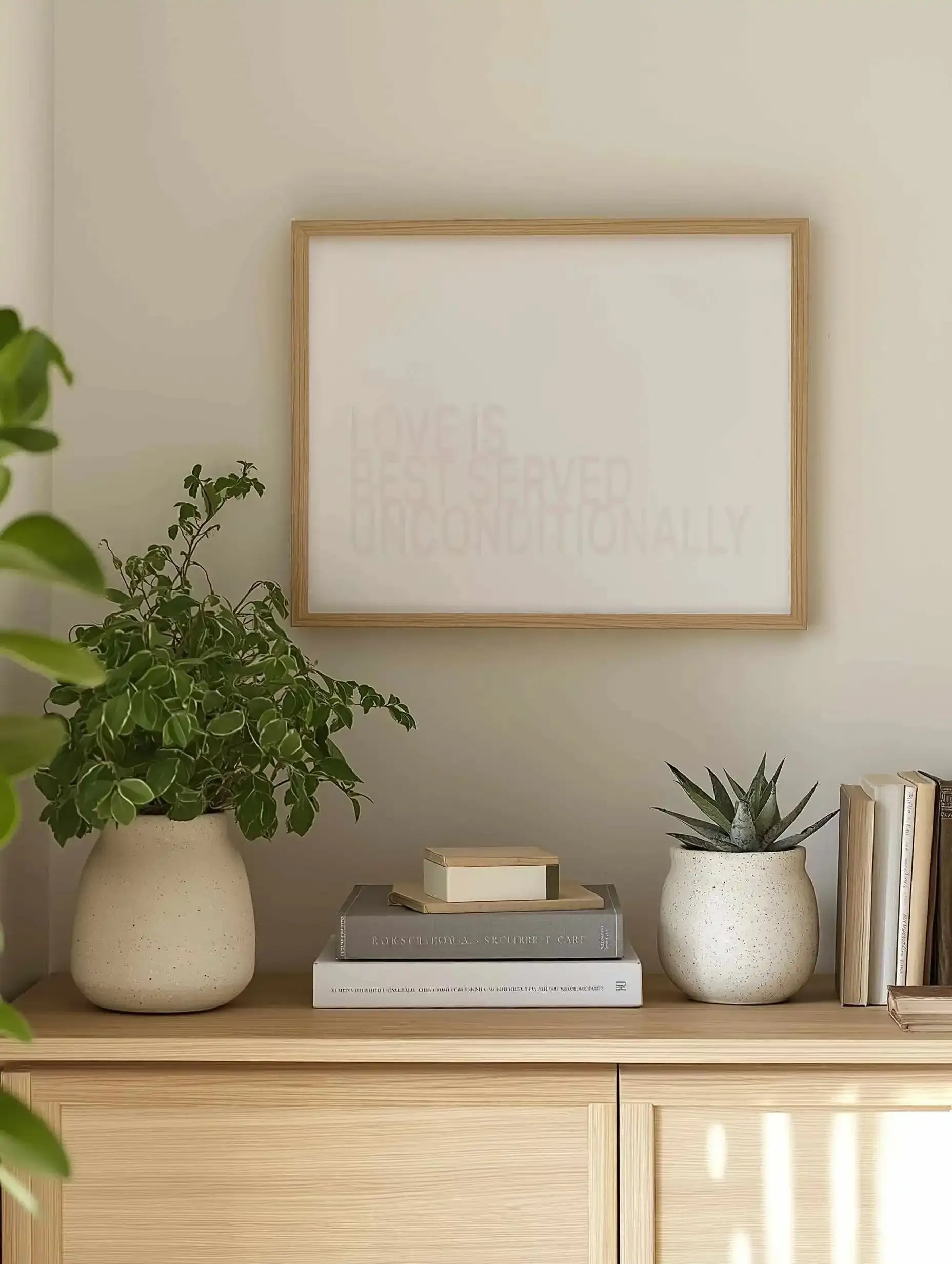 Love Is Best Served Art Print from Olive et Oriel where you can shop wallpaper and artworks online