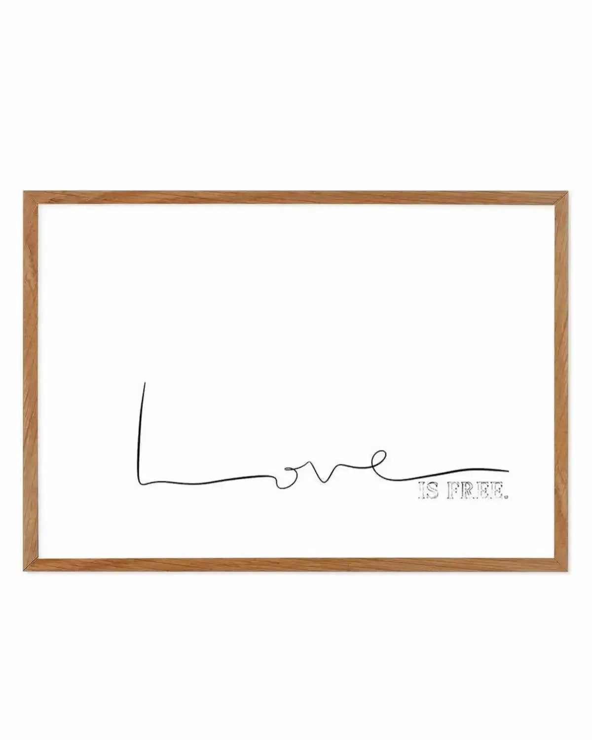 Love Is Free Art Print from Olive et Oriel where you can shop wallpaper and artworks online