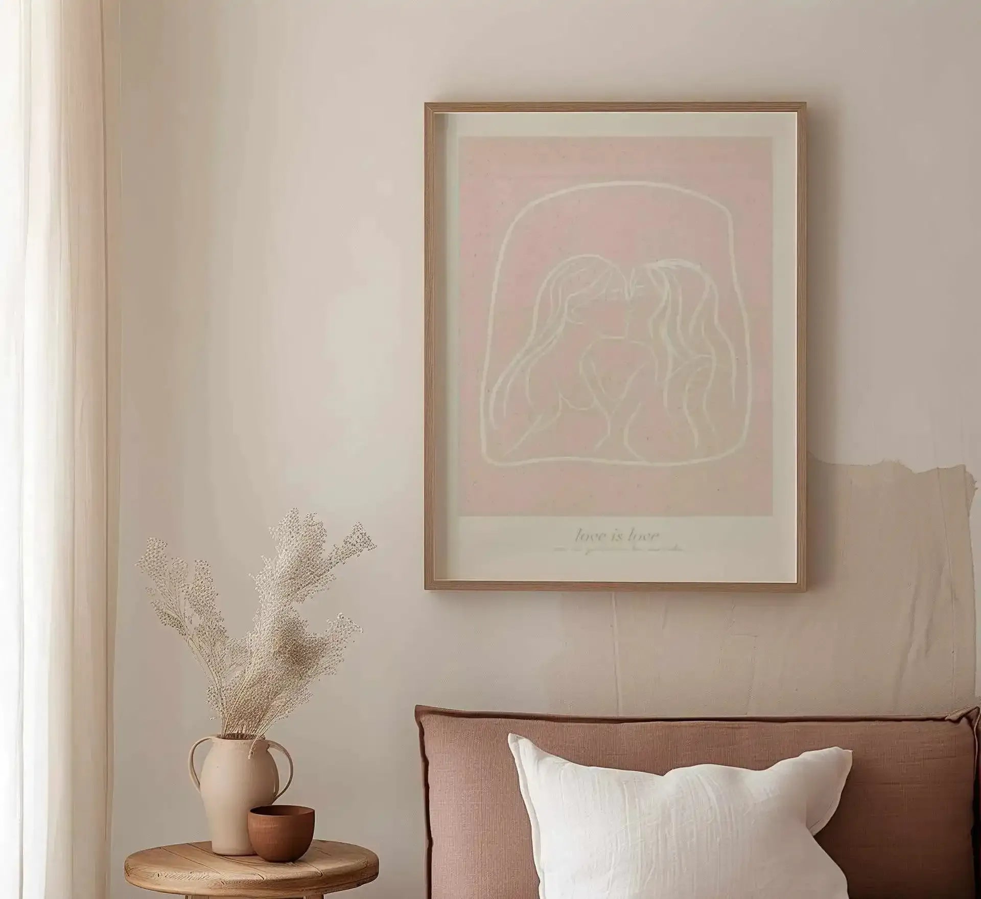 Love Is Love I Art Print from Olive et Oriel where you can shop wallpaper and artworks online