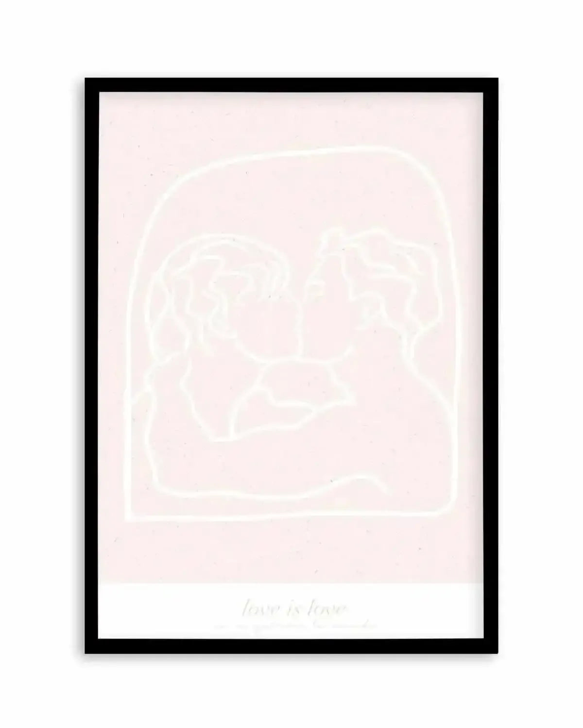 Love Is Love II Art Print from Olive et Oriel where you can shop wallpaper and artworks online