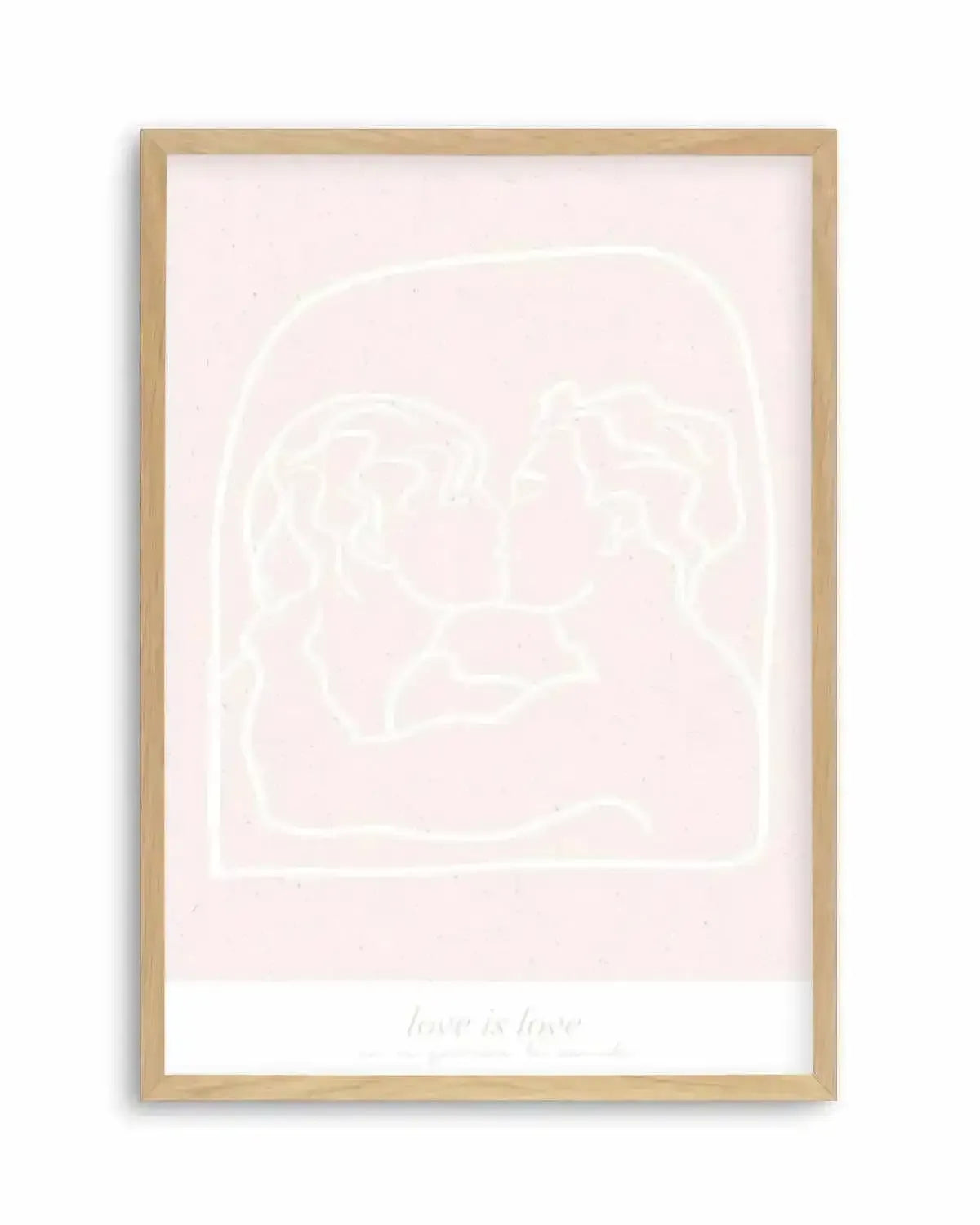 Love Is Love II Art Print from Olive et Oriel where you can shop wallpaper and artworks online