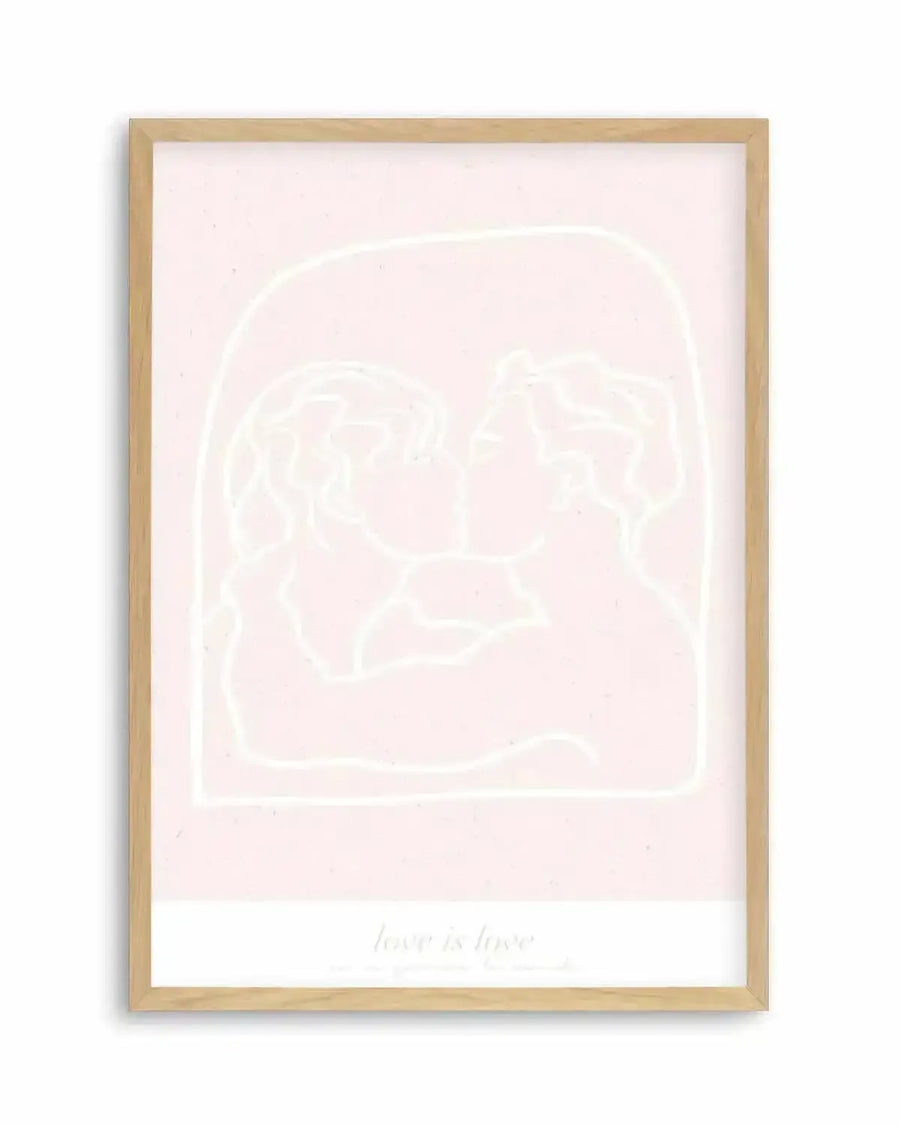 Love Is Love II Art Print from Olive et Oriel where you can shop wallpaper and artworks online