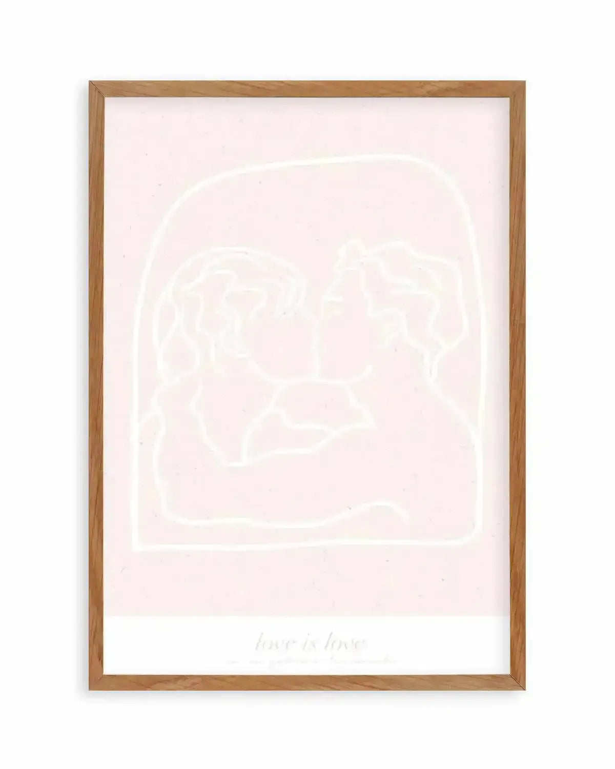 Love Is Love II Art Print from Olive et Oriel where you can shop wallpaper and artworks online