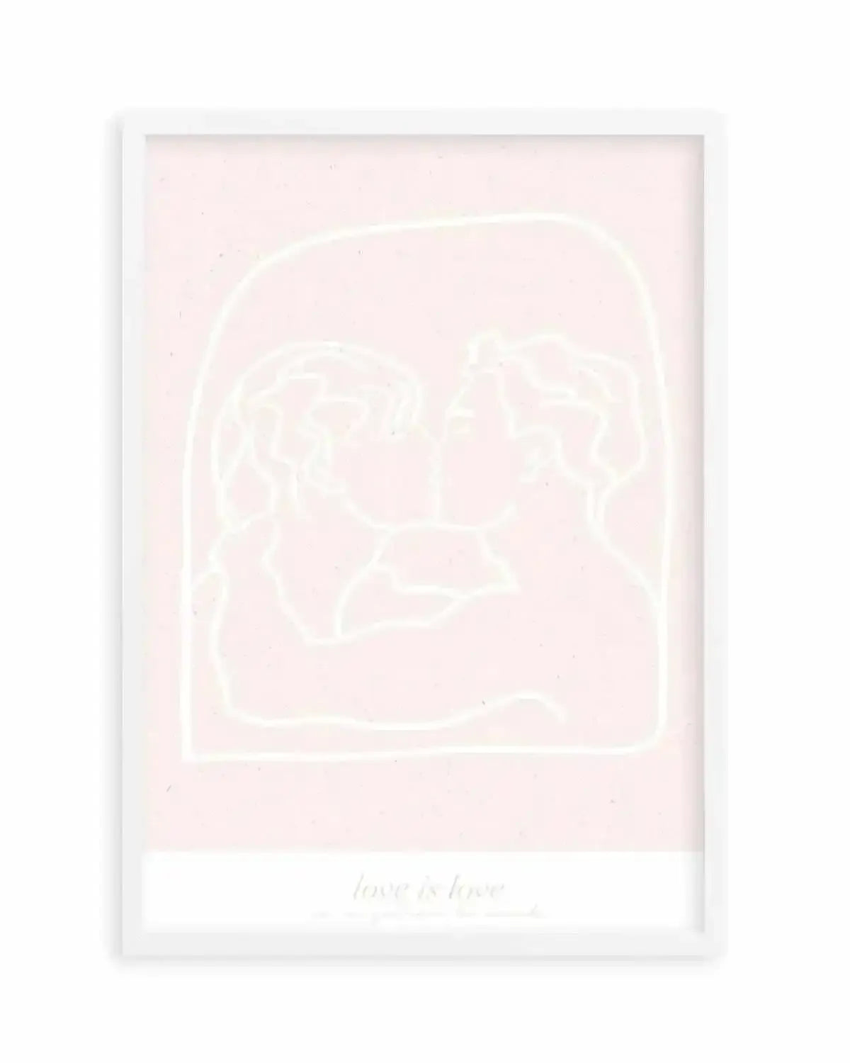 Love Is Love II Art Print from Olive et Oriel where you can shop wallpaper and artworks online