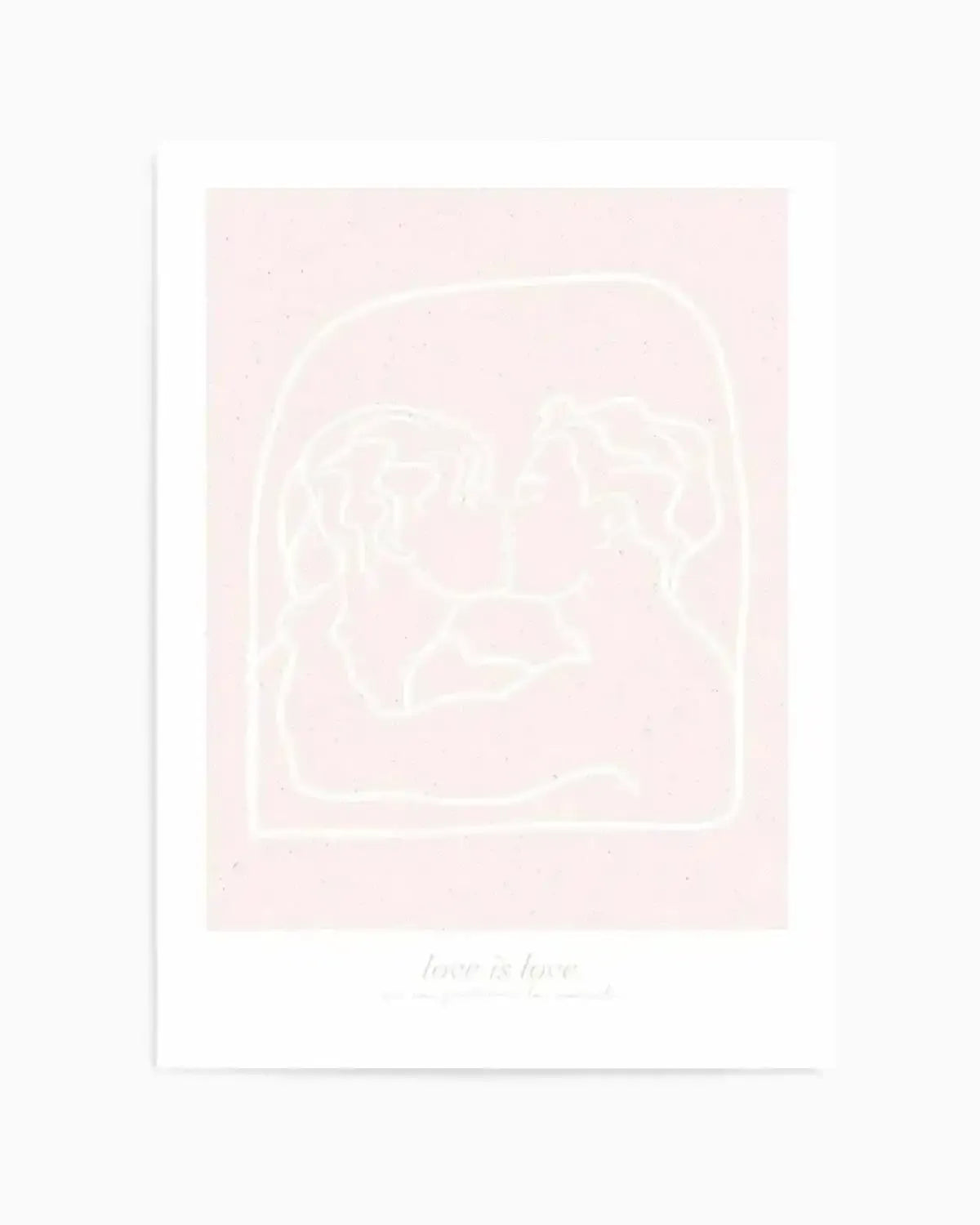 Love Is Love II Art Print from Olive et Oriel where you can shop wallpaper and artworks online