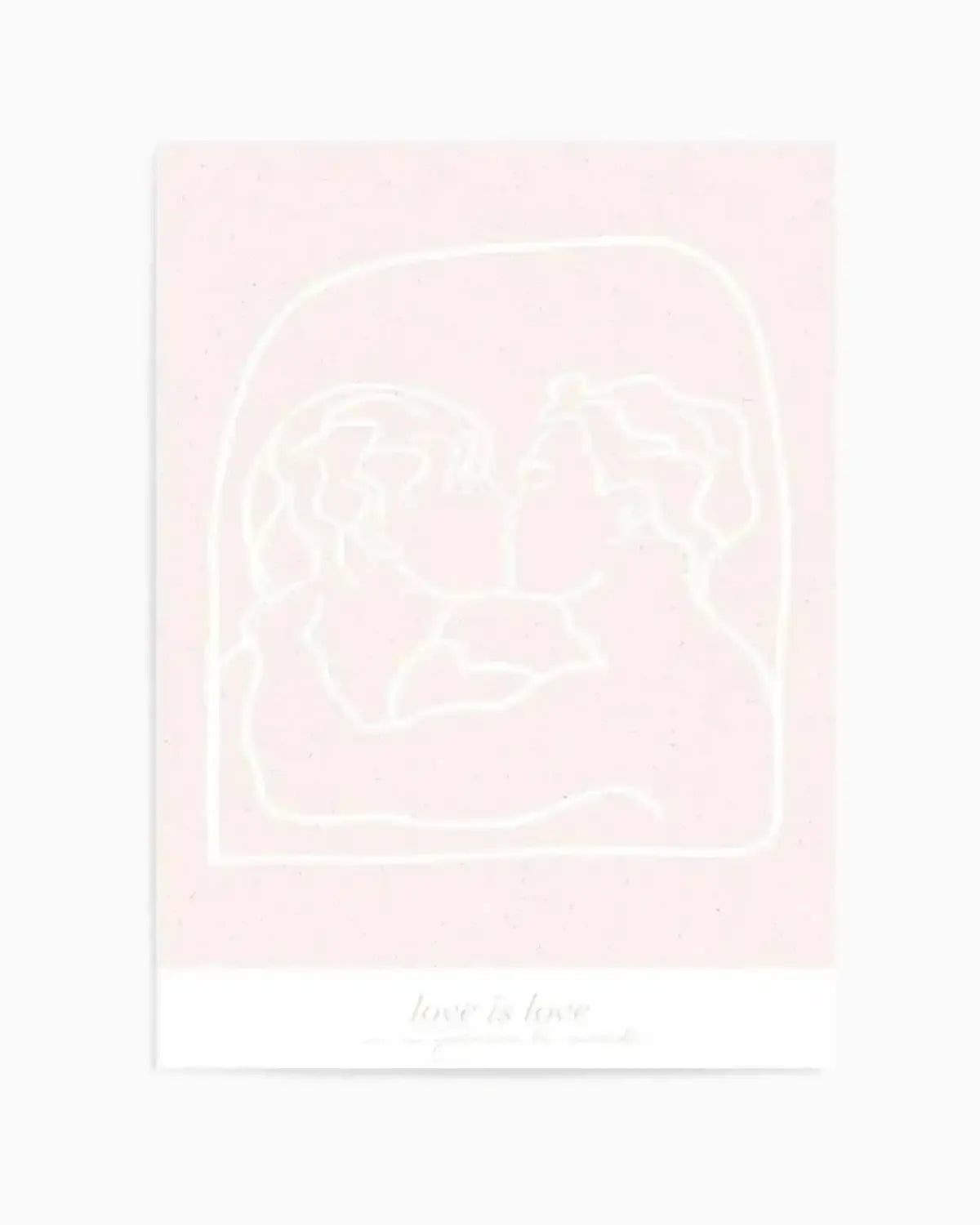 Love Is Love II Art Print from Olive et Oriel where you can shop wallpaper and artworks online