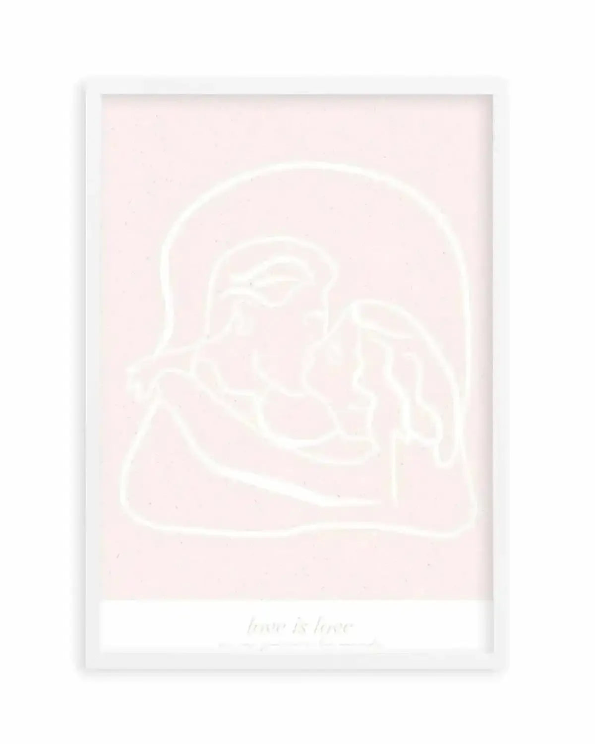 Love Is Love III Art Print from Olive et Oriel where you can shop wallpaper and artworks online
