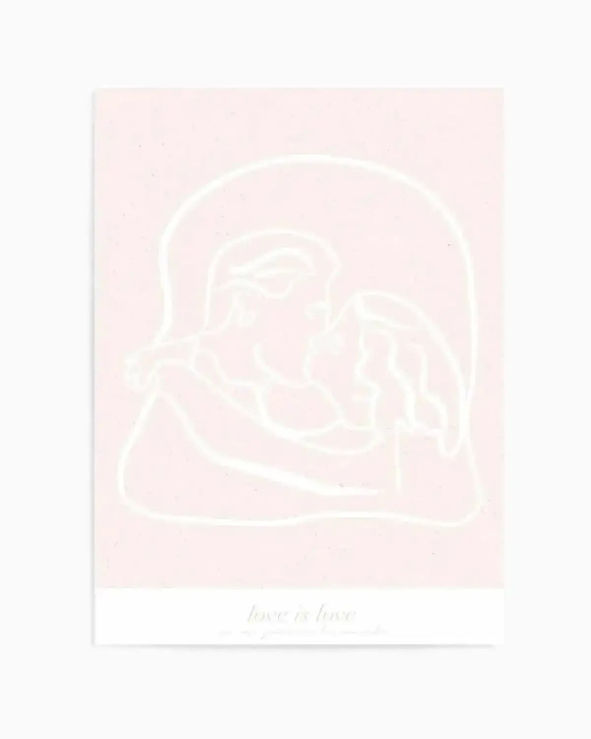 Love Is Love III Art Print from Olive et Oriel where you can shop wallpaper and artworks online