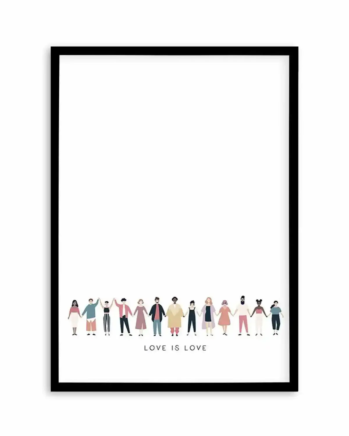 Love Is Love | Human Rights Art Print from Olive et Oriel where you can shop wallpaper and artworks online