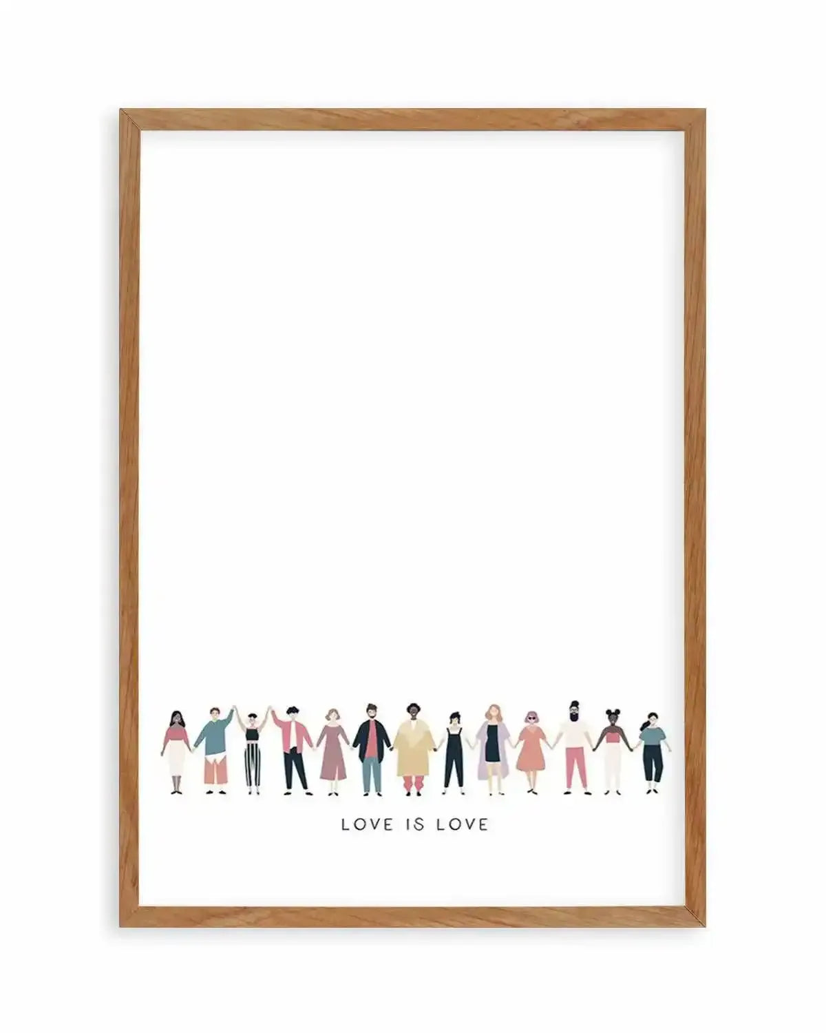 Love Is Love | Human Rights Art Print from Olive et Oriel where you can shop wallpaper and artworks online