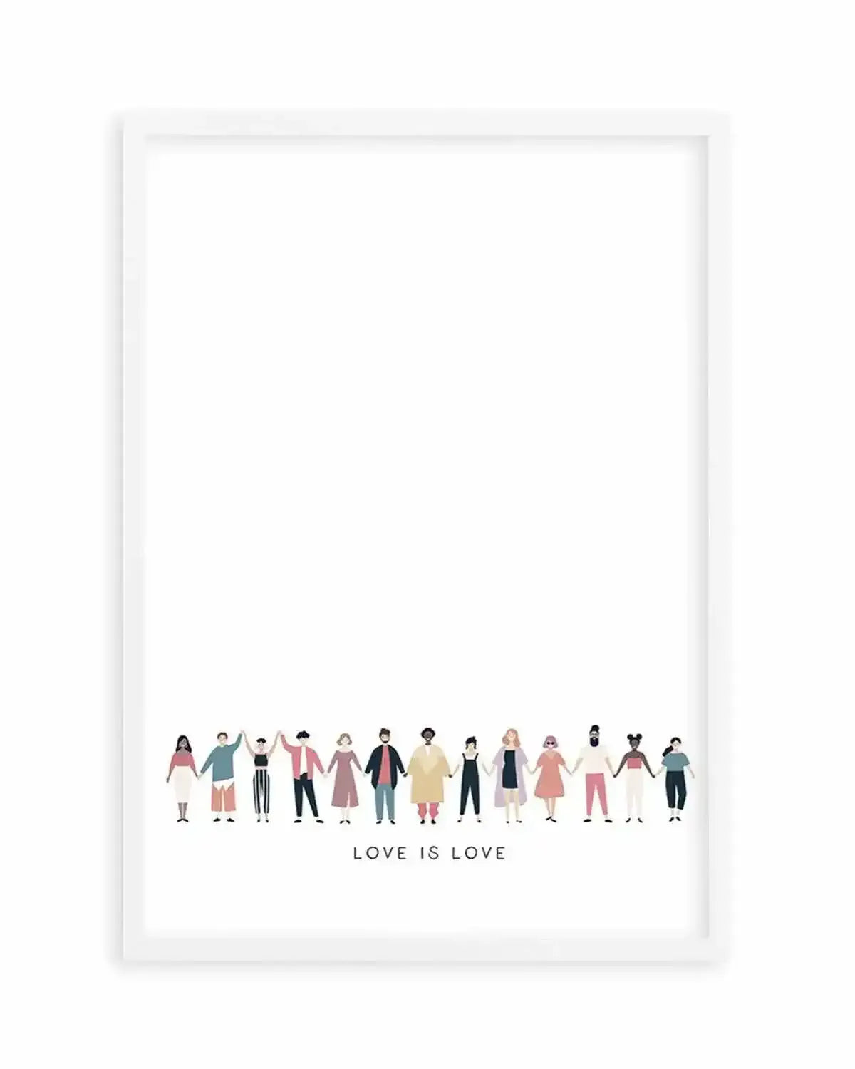 Love Is Love | Human Rights Art Print from Olive et Oriel where you can shop wallpaper and artworks online