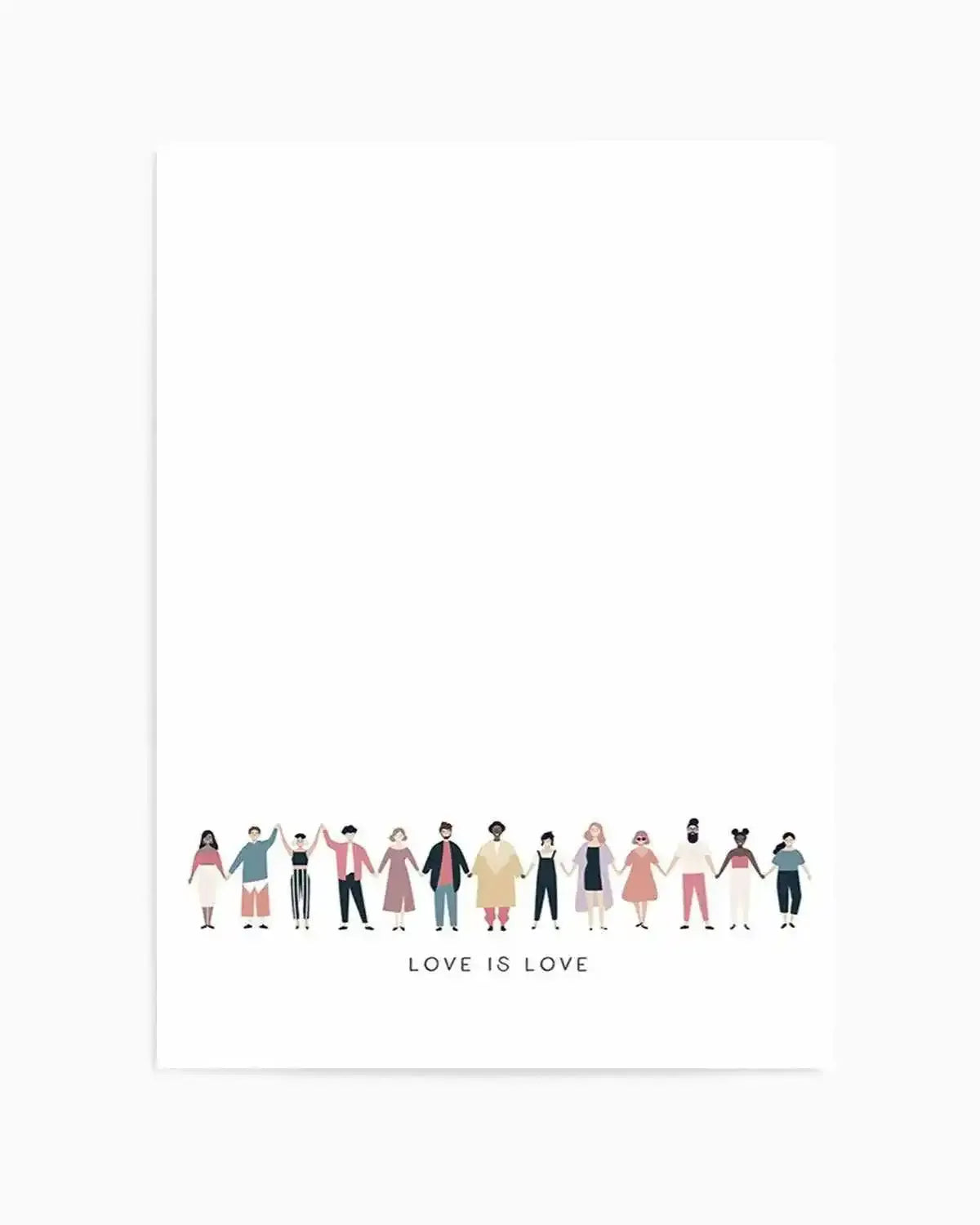 Love Is Love | Human Rights Art Print from Olive et Oriel where you can shop wallpaper and artworks online