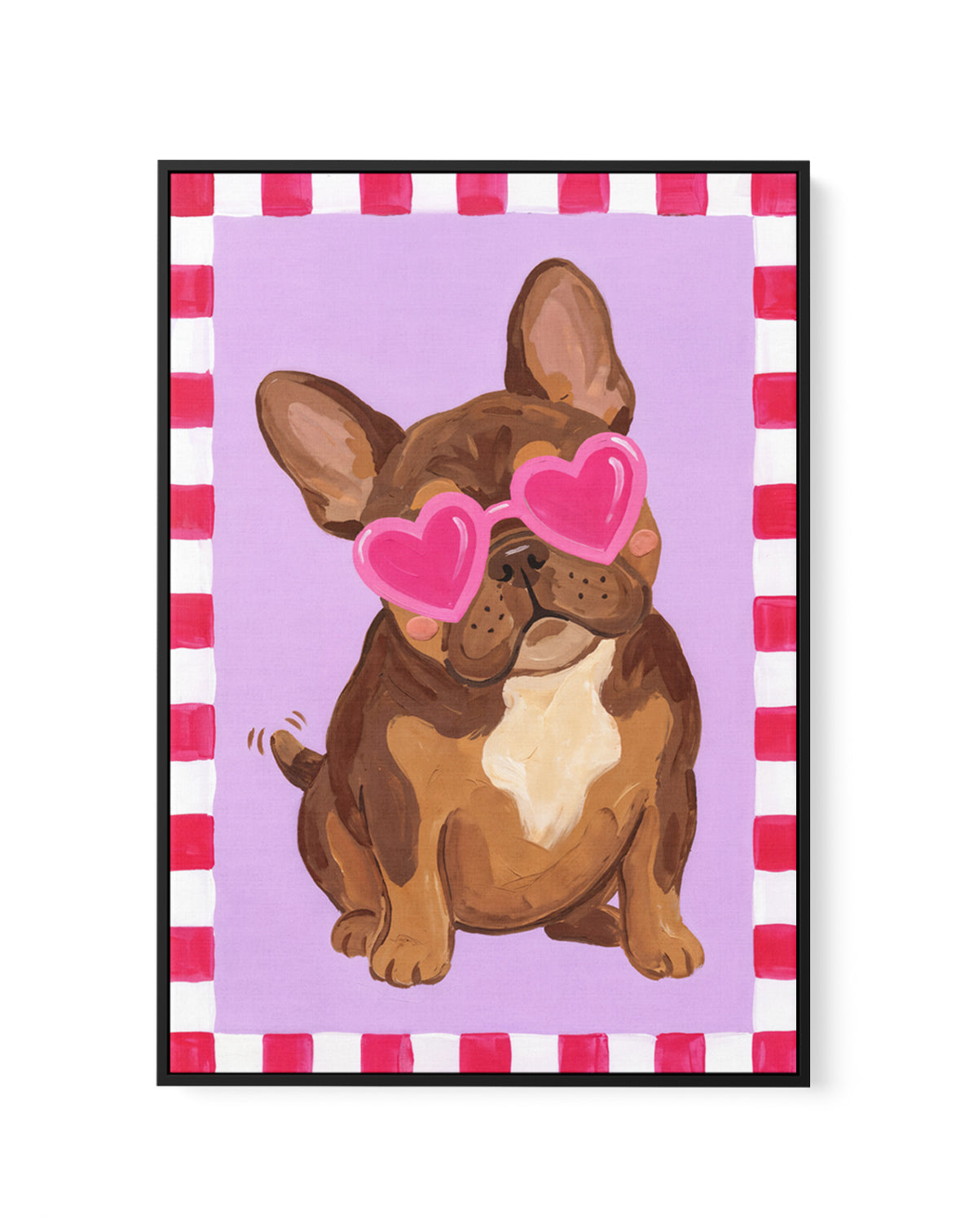Love Pup | Framed Canvas Art Print
