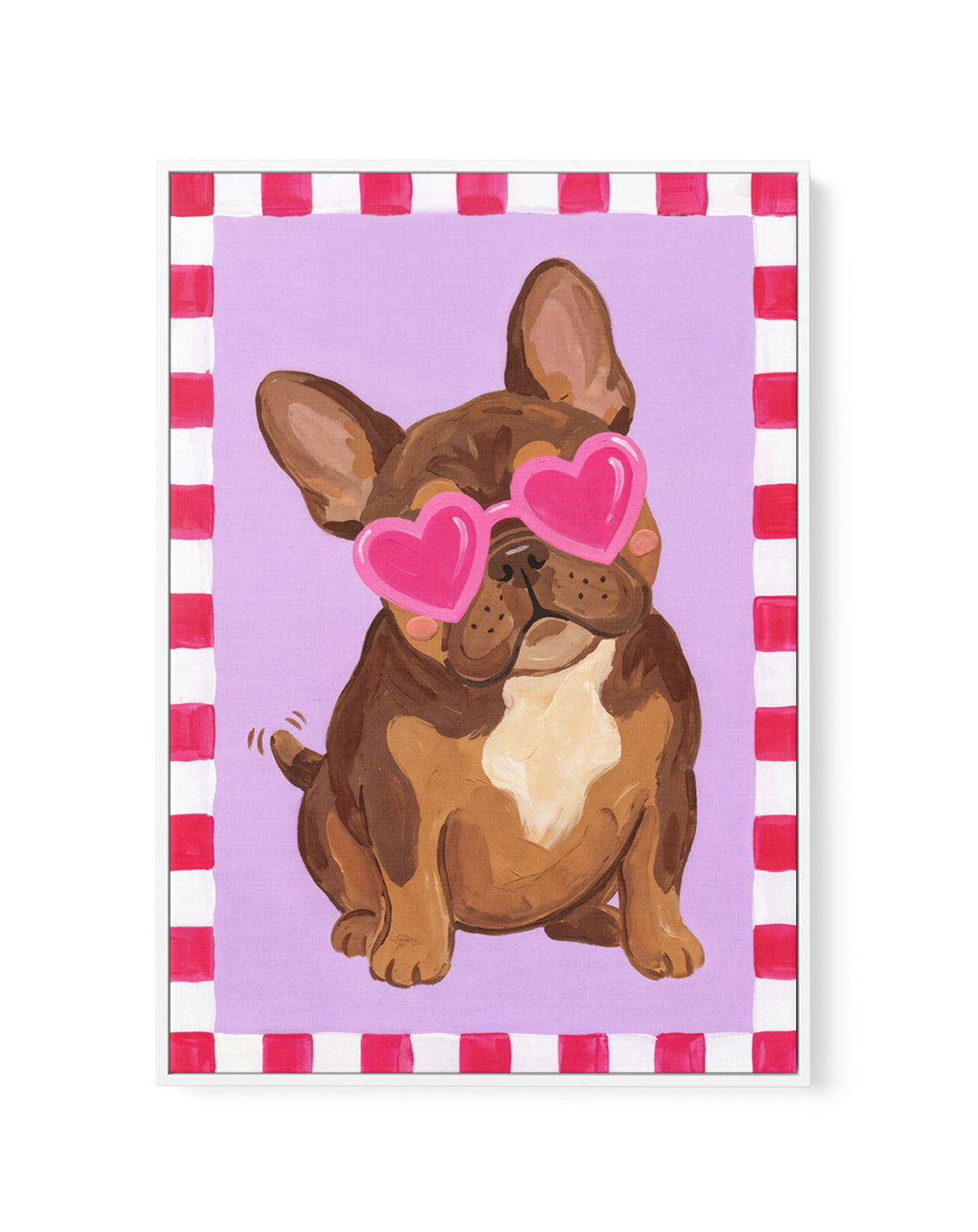 Love Pup | Framed Canvas Art Print