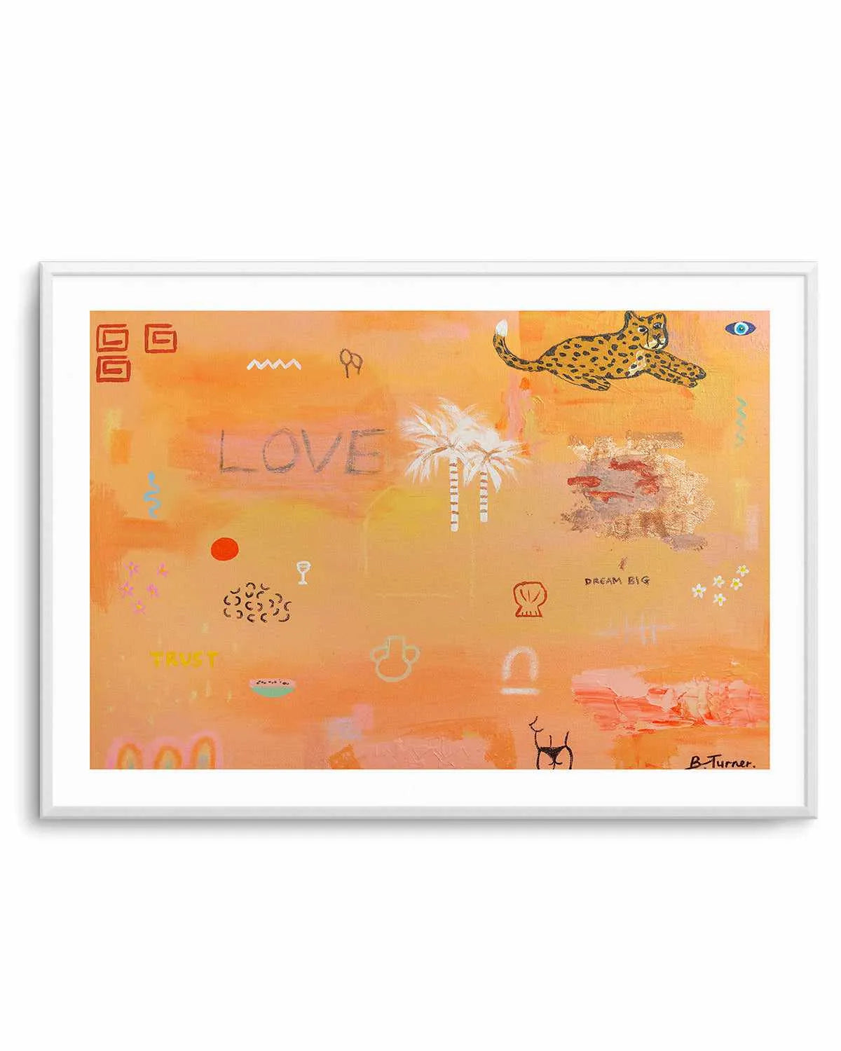 Love Shack by Britney Turner Art Print from Olive et Oriel where you can shop wallpaper and artworks online