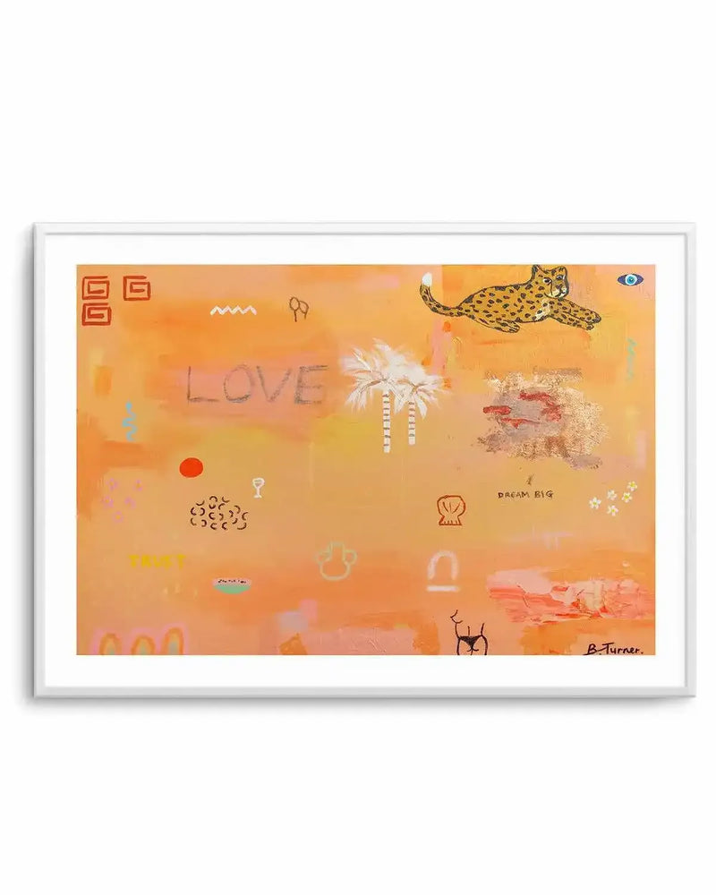 Love Shack by Britney Turner Art Print from Olive et Oriel where you can shop wallpaper and artworks online