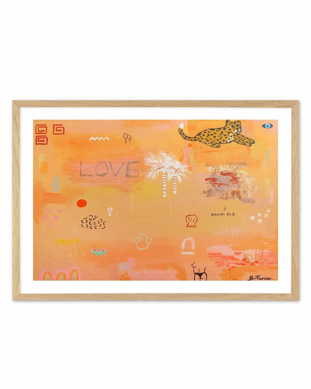 Love Shack by Britney Turner Art Print from Olive et Oriel where you can shop wallpaper and artworks online