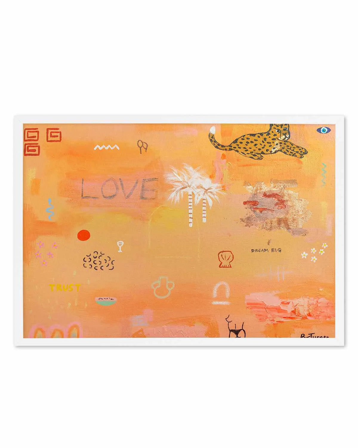 Love Shack by Britney Turner Art Print from Olive et Oriel where you can shop wallpaper and artworks online