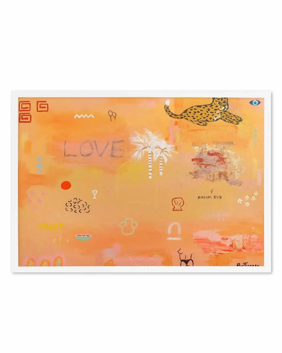 Love Shack by Britney Turner Art Print from Olive et Oriel where you can shop wallpaper and artworks online