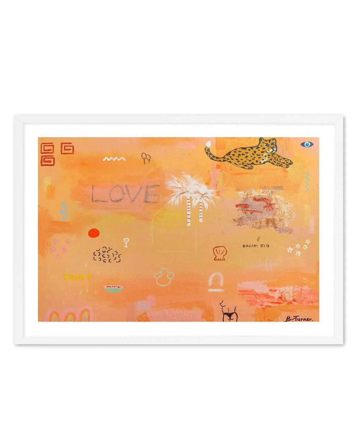 Love Shack by Britney Turner Art Print from Olive et Oriel where you can shop wallpaper and artworks online