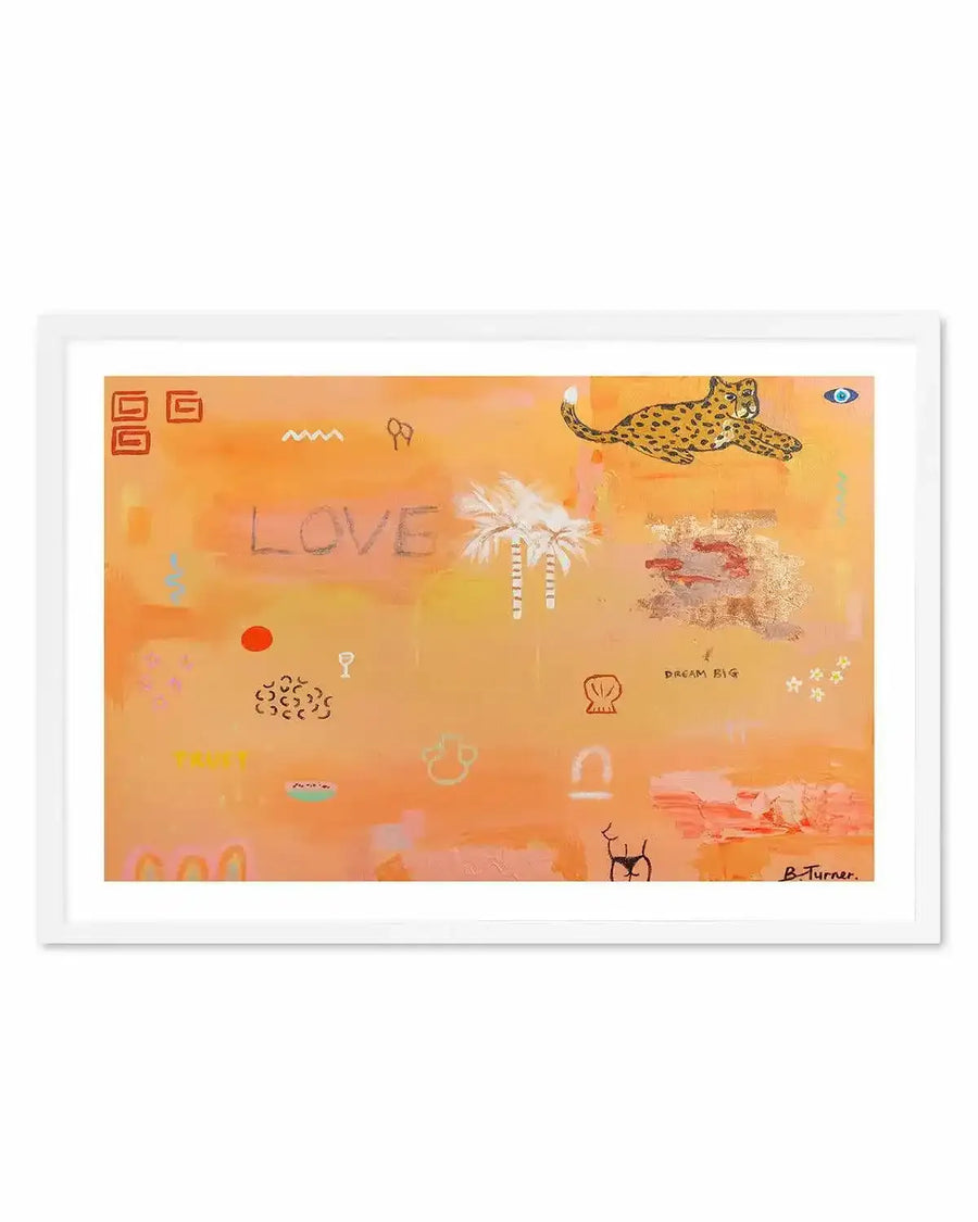 Love Shack by Britney Turner Art Print from Olive et Oriel where you can shop wallpaper and artworks online