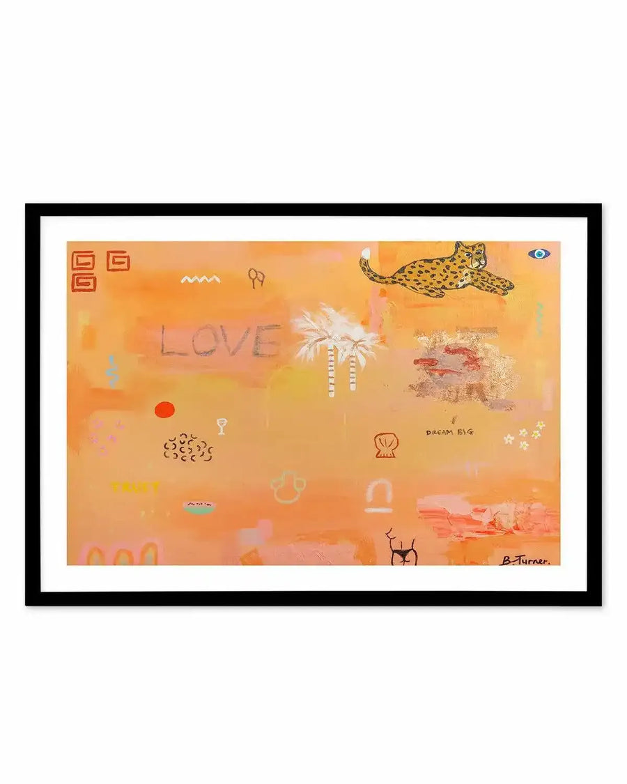 Love Shack by Britney Turner Art Print from Olive et Oriel where you can shop wallpaper and artworks online