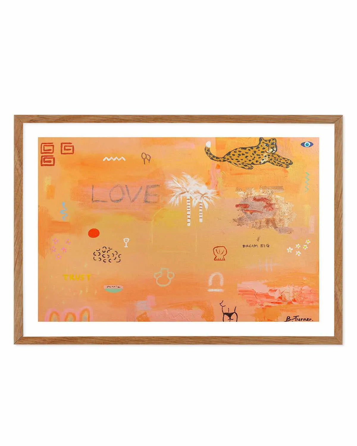 Love Shack by Britney Turner Art Print from Olive et Oriel where you can shop wallpaper and artworks online