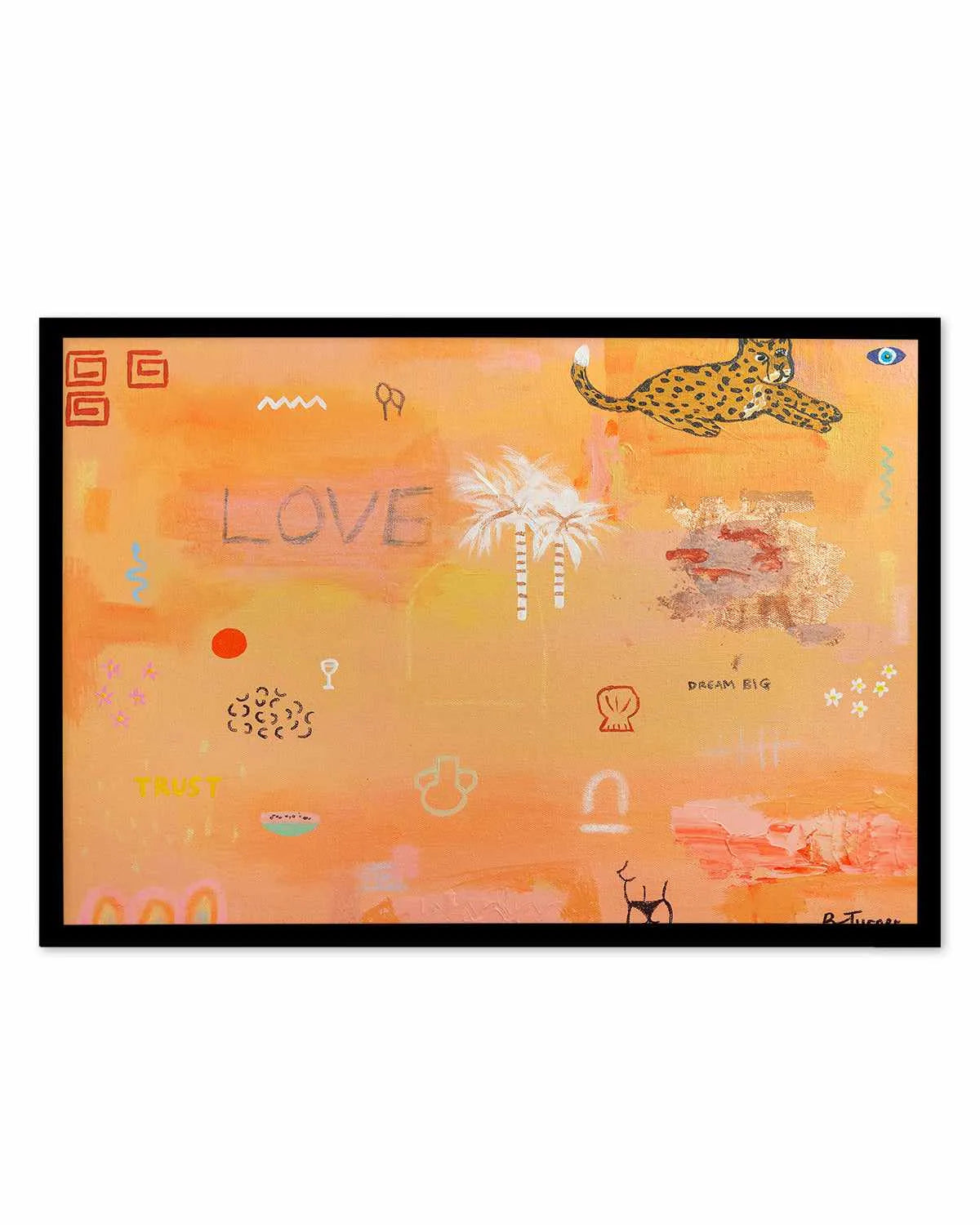 Love Shack by Britney Turner Art Print from Olive et Oriel where you can shop wallpaper and artworks online