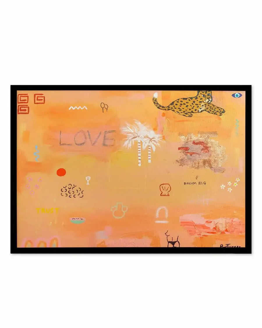 Love Shack by Britney Turner Art Print from Olive et Oriel where you can shop wallpaper and artworks online