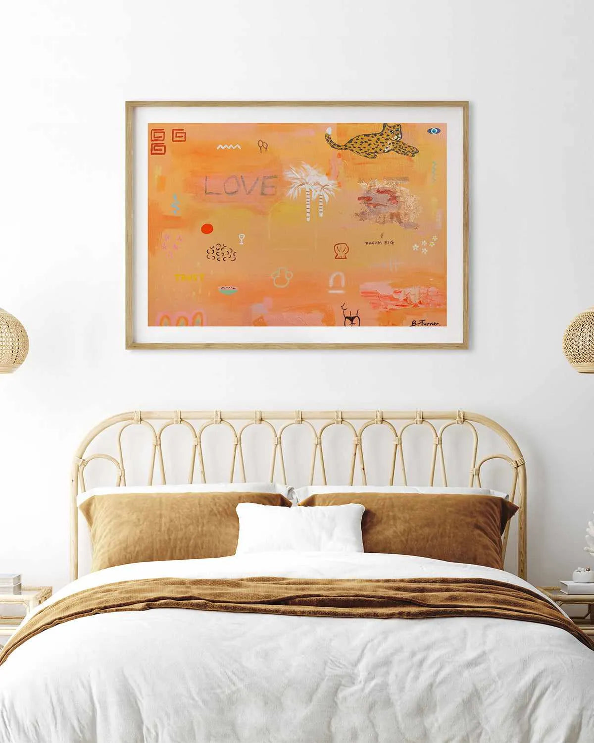 Love Shack by Britney Turner Art Print from Olive et Oriel where you can shop wallpaper and artworks online