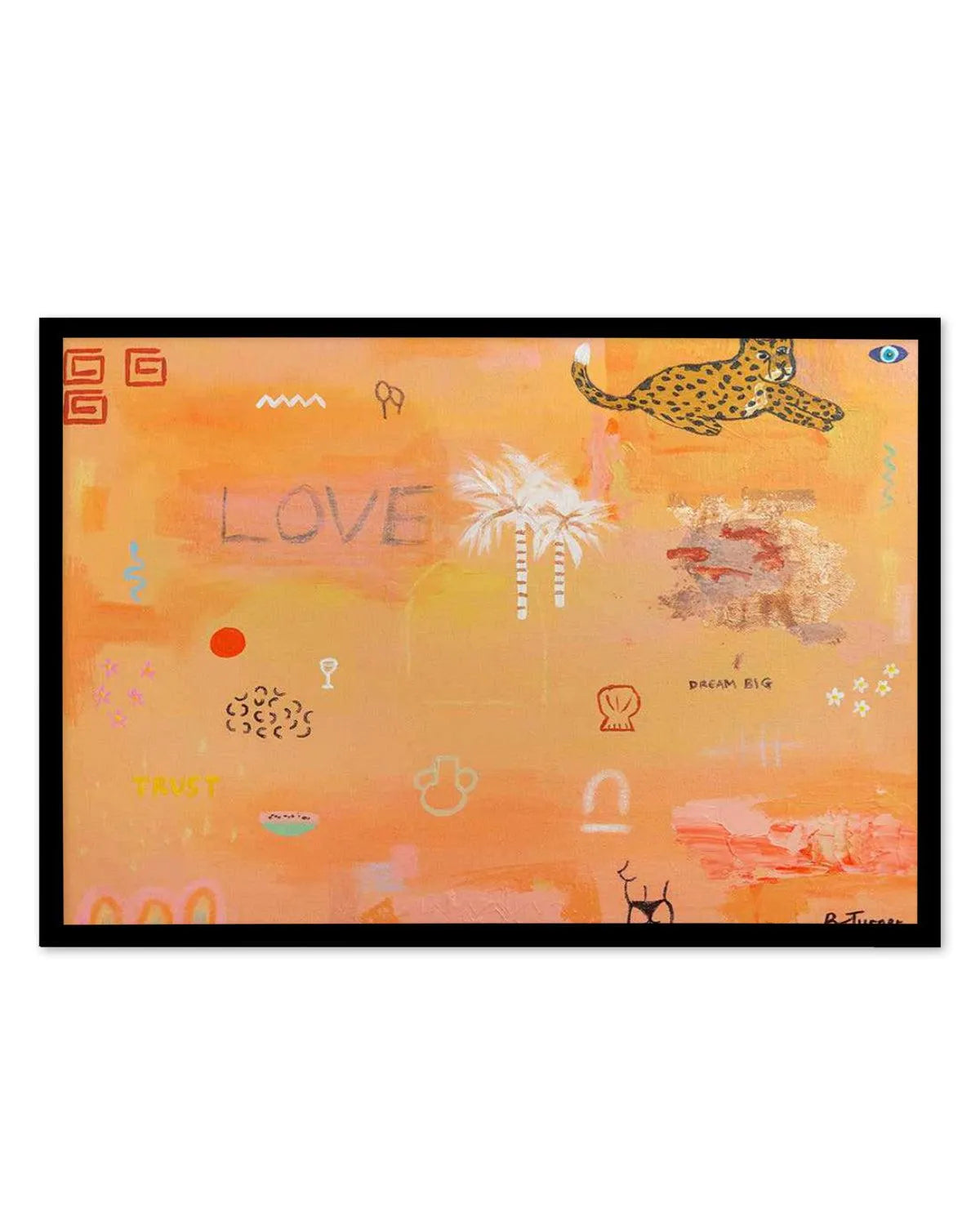 Love Shack by Britney Turner Art Print from Olive et Oriel where you can shop wallpaper and artworks online