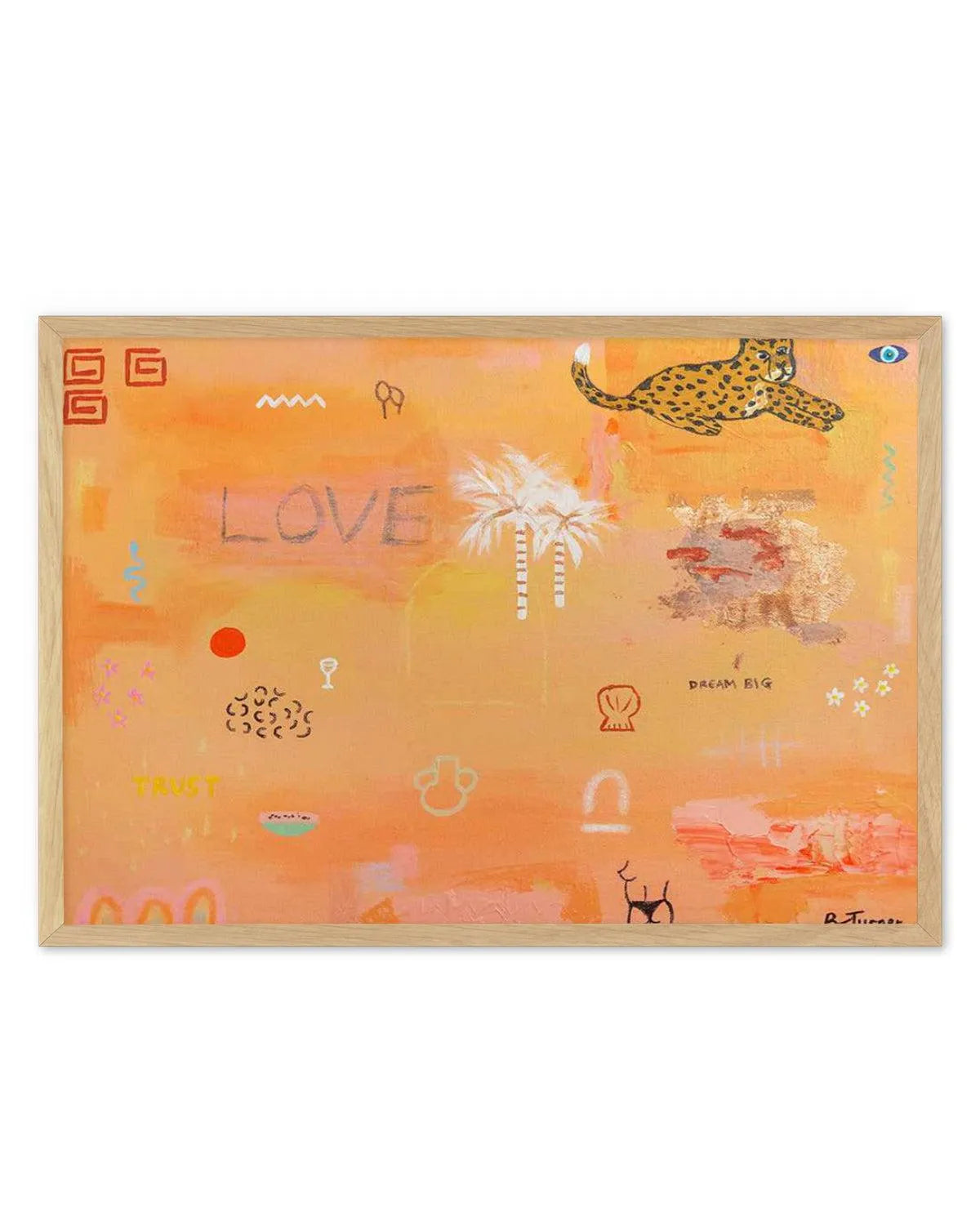 Love Shack by Britney Turner Art Print from Olive et Oriel where you can shop wallpaper and artworks online